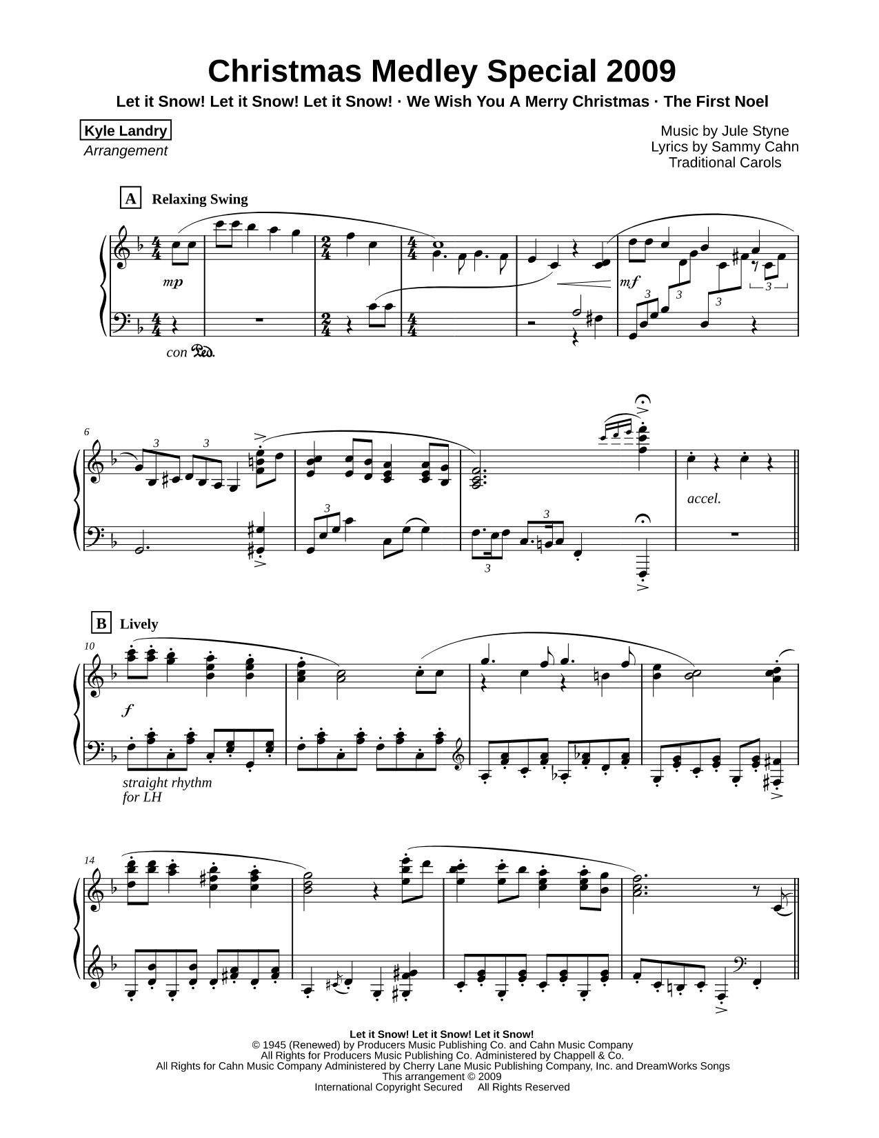 Christmas Medley Special 2009