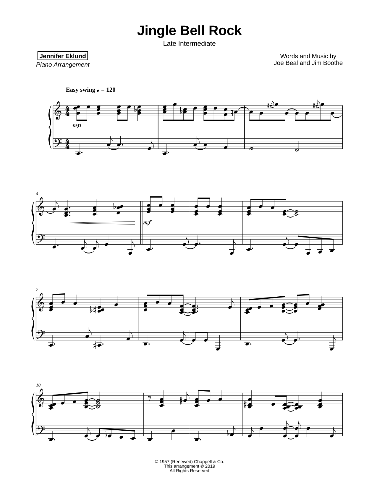 Jingle Bell Rock [late intermediate]