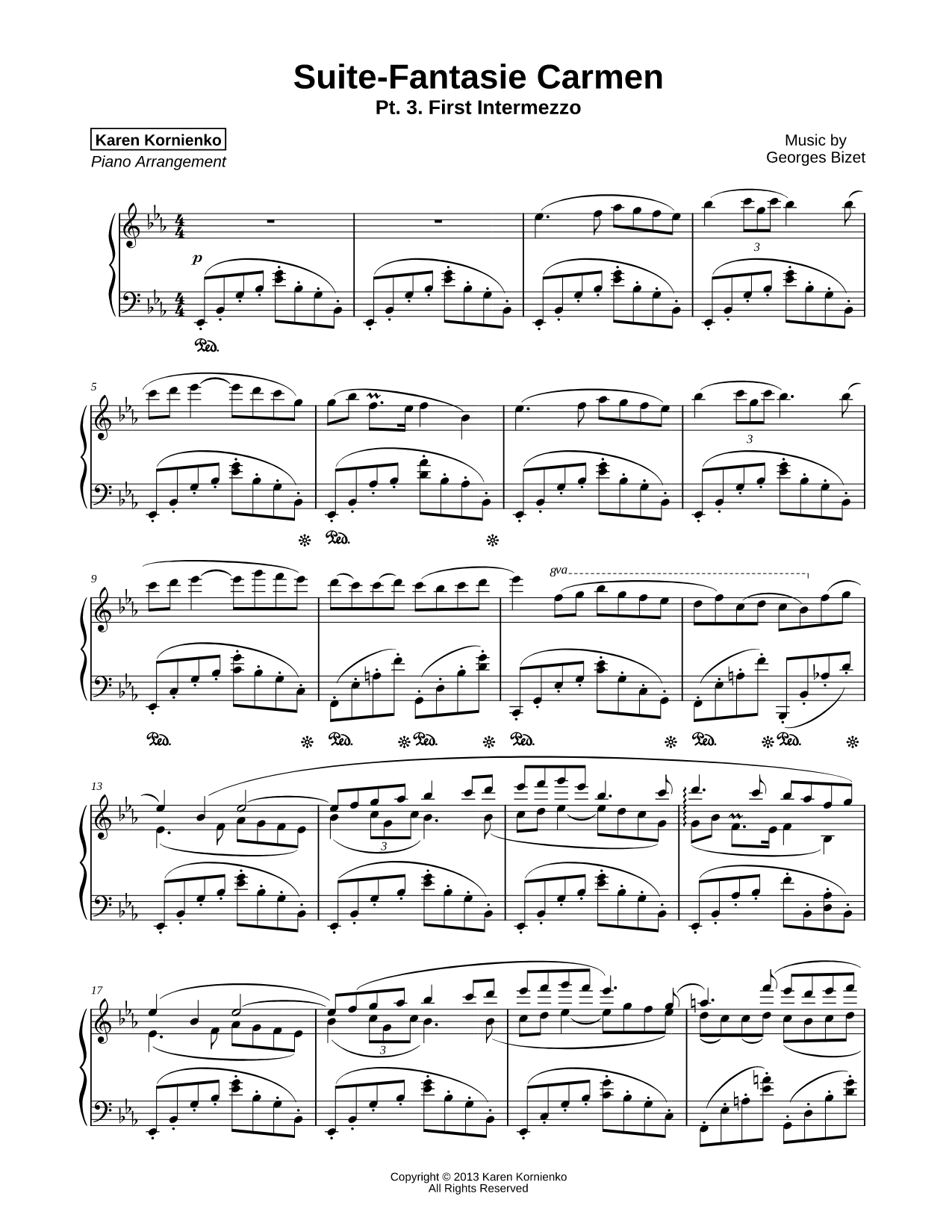 Suite-Fantasie Carmen: Pt. 3. First Intermezzo