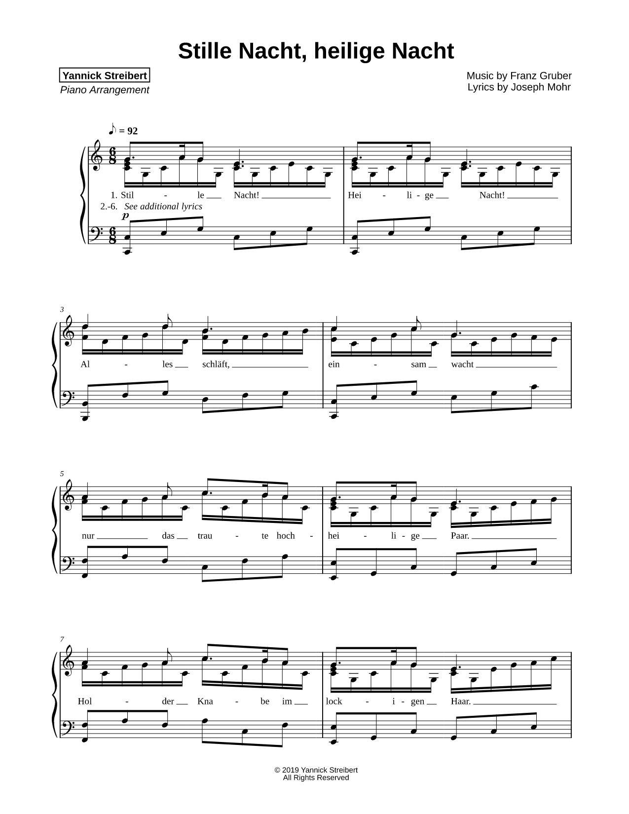 Stille Nacht, Heilige Nacht (Silent Night)
