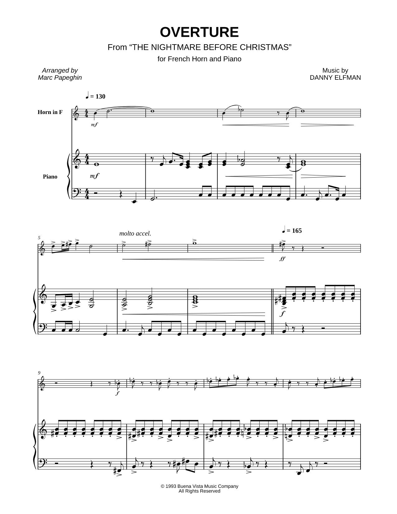 Overture from The Nightmare Before Christmas