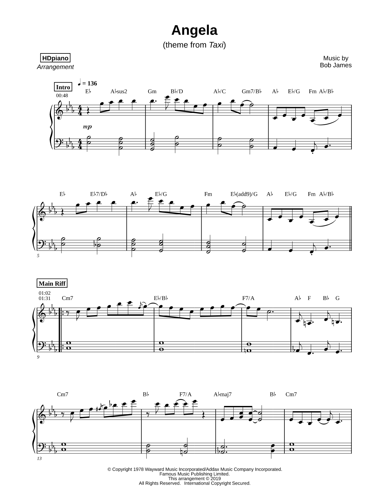 Angela (Theme from Taxi)