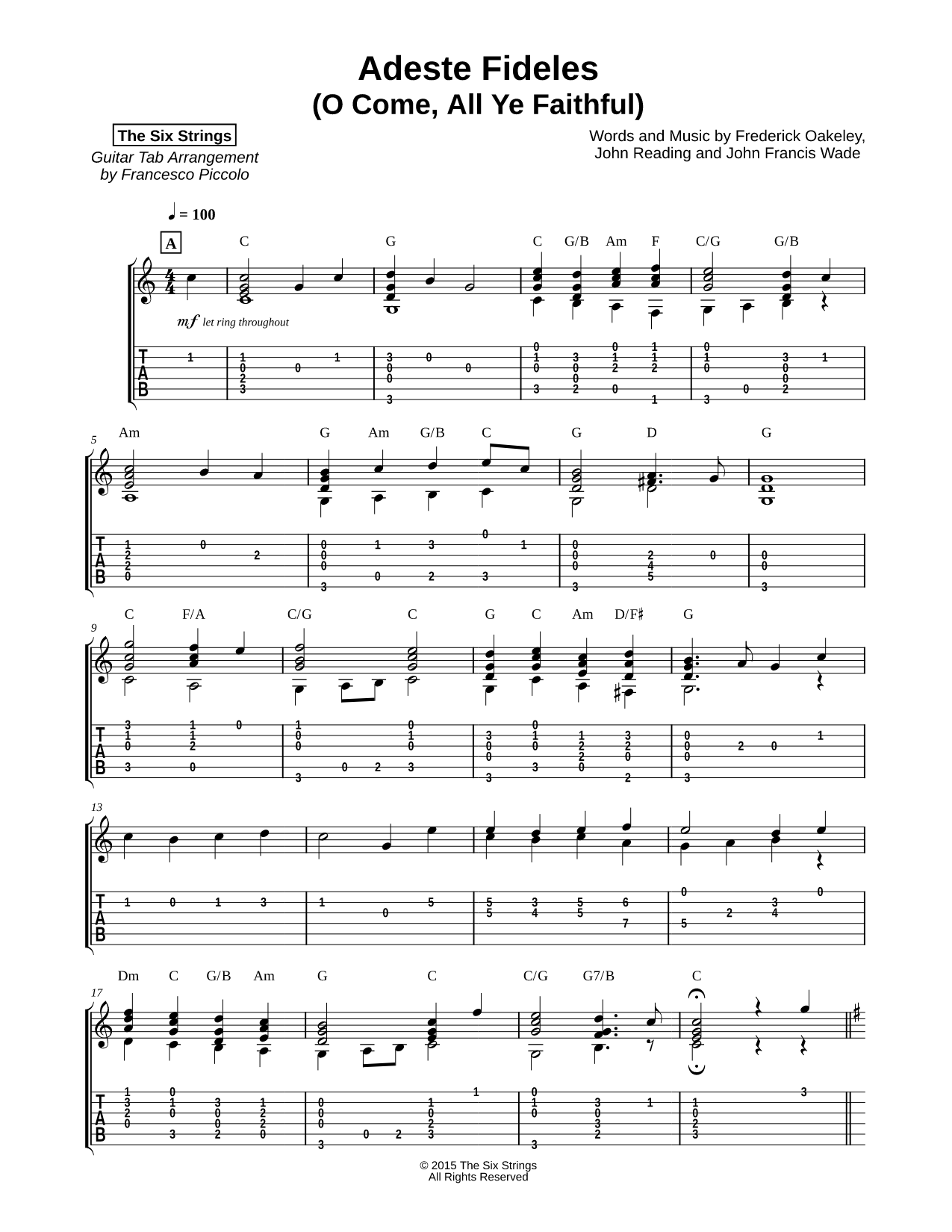 O Come, All Ye Faithful (Adeste Fideles)