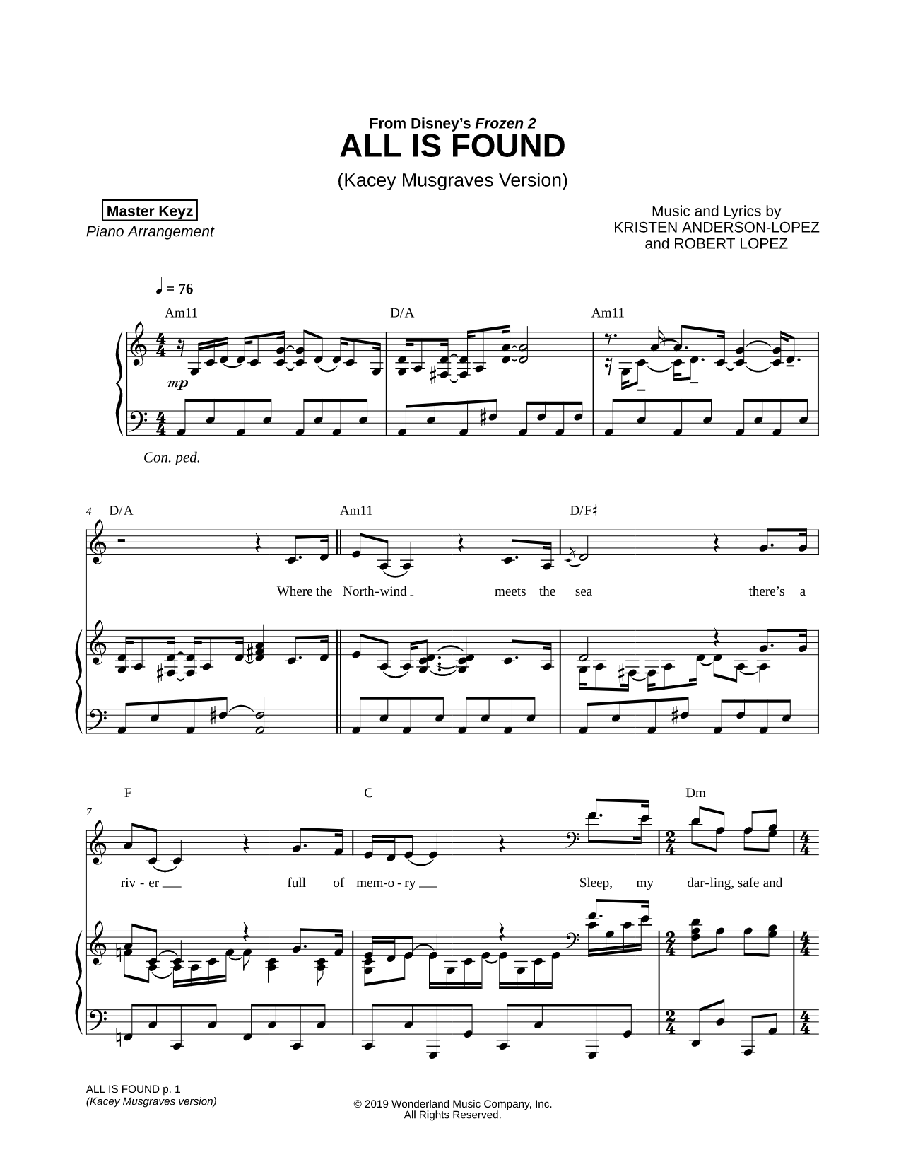 All Is Found (End Credit Version)