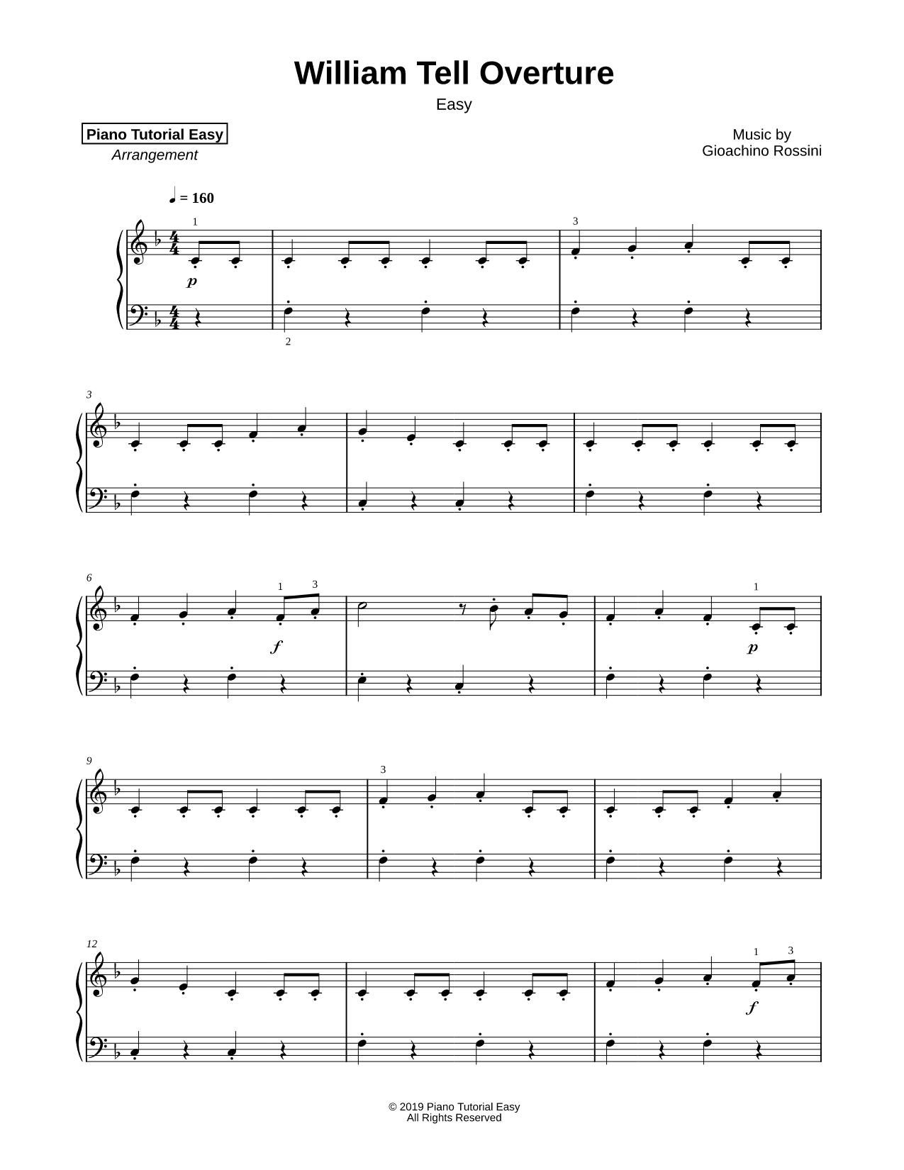 William Tell Overture [easy]