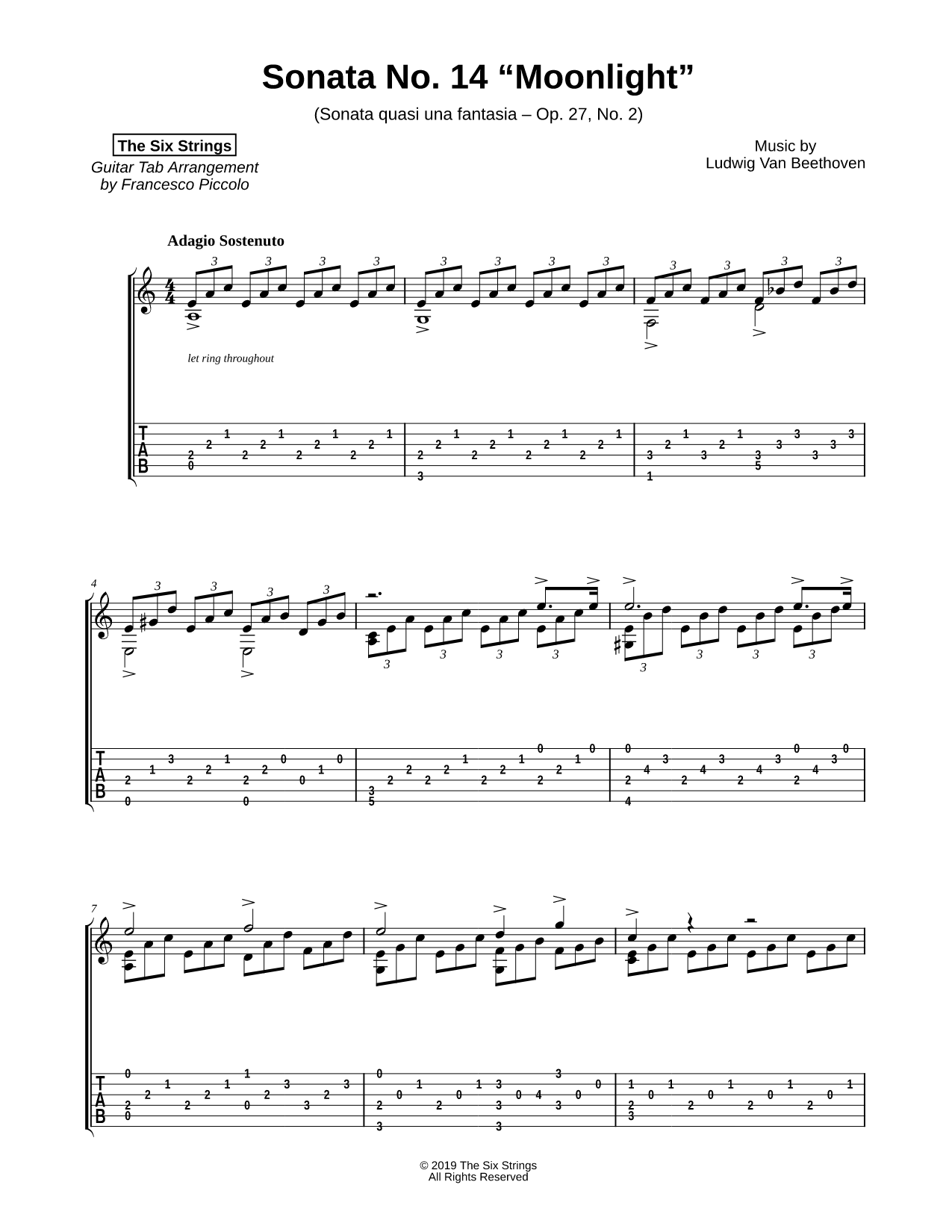 Moonlight Sonata - 1. Adagio sostenuto