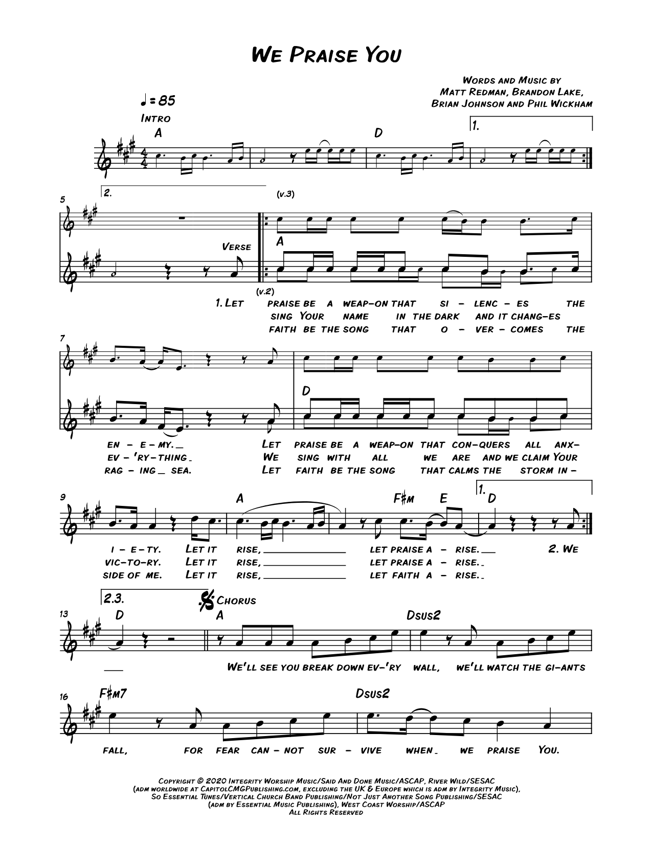 We Praise You