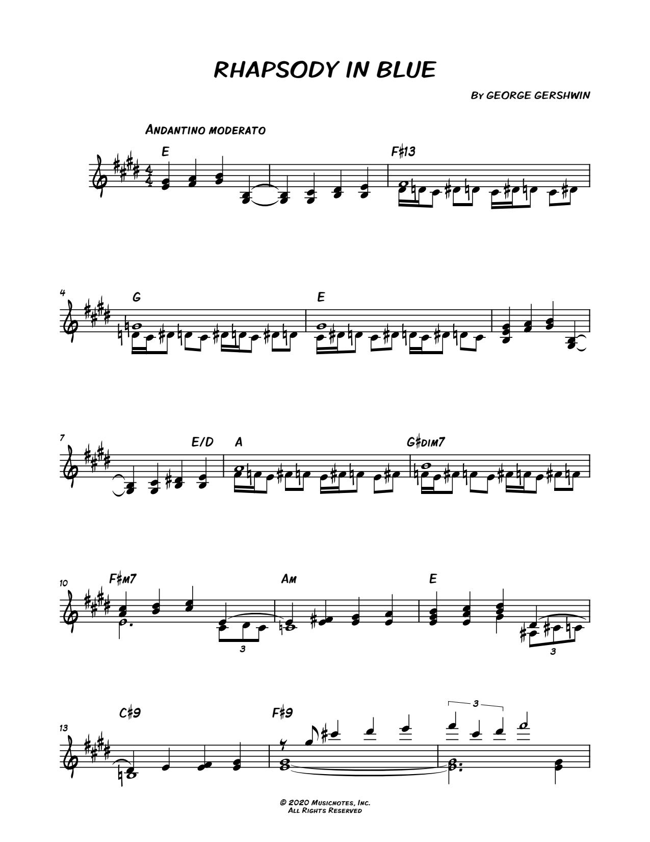 Rhapsody in Blue [Main Theme]