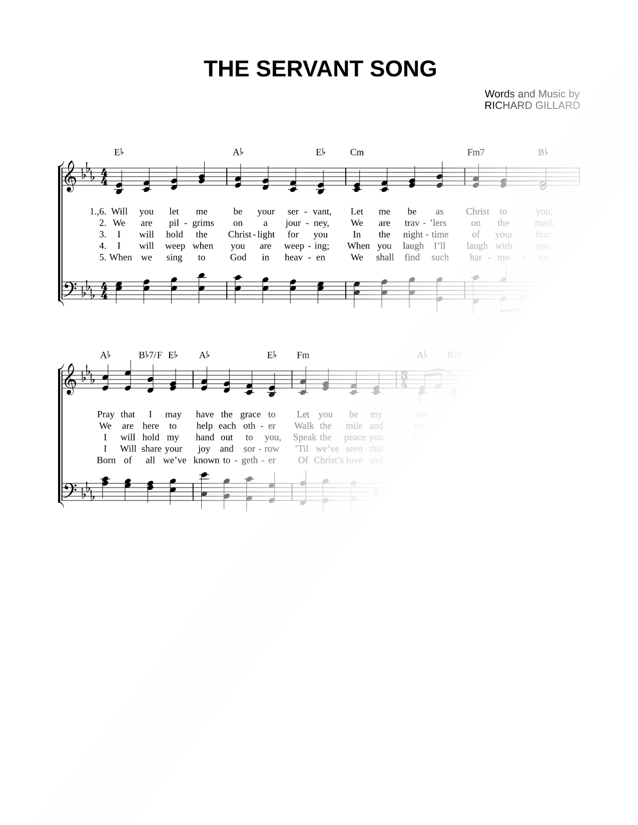 The Servant Song