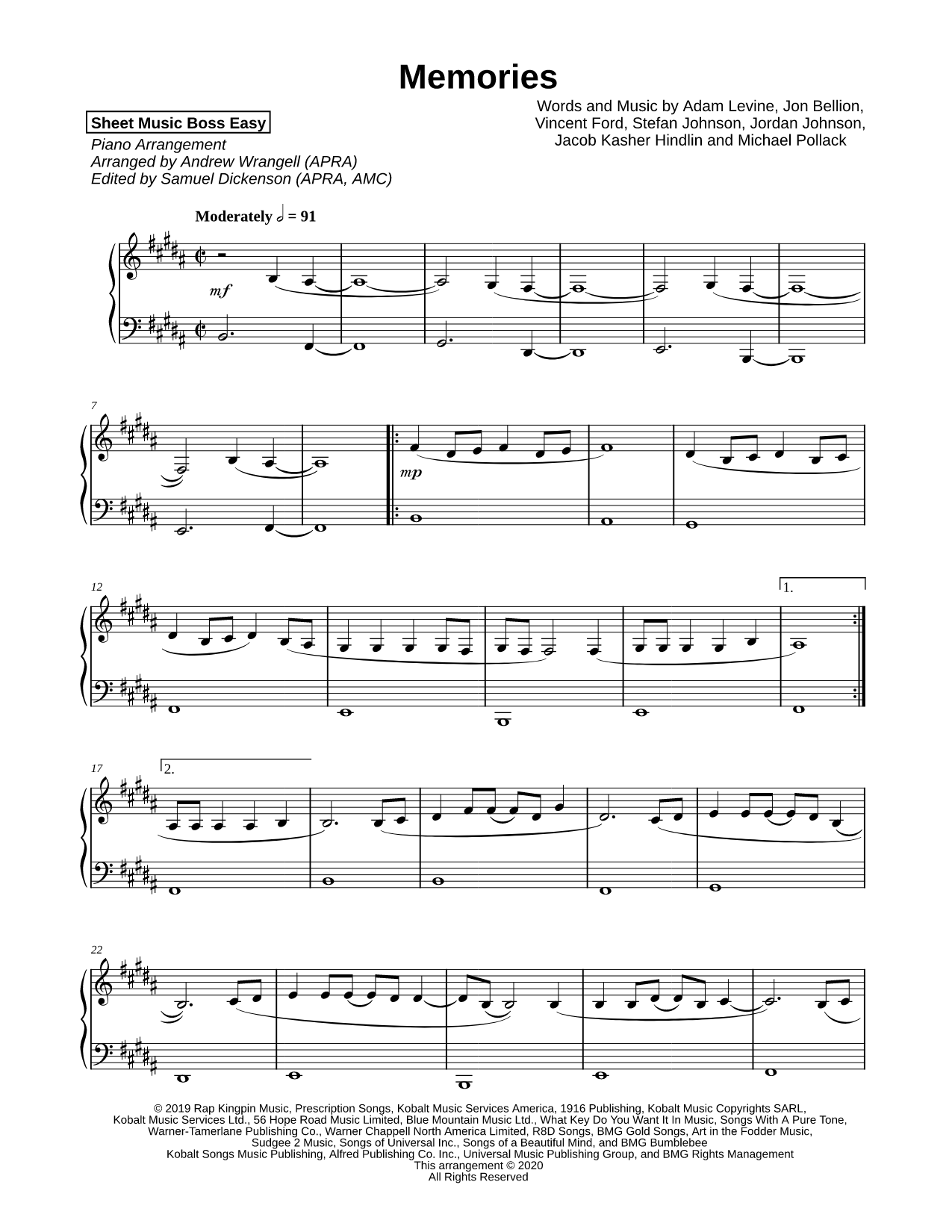 Memories [easy]