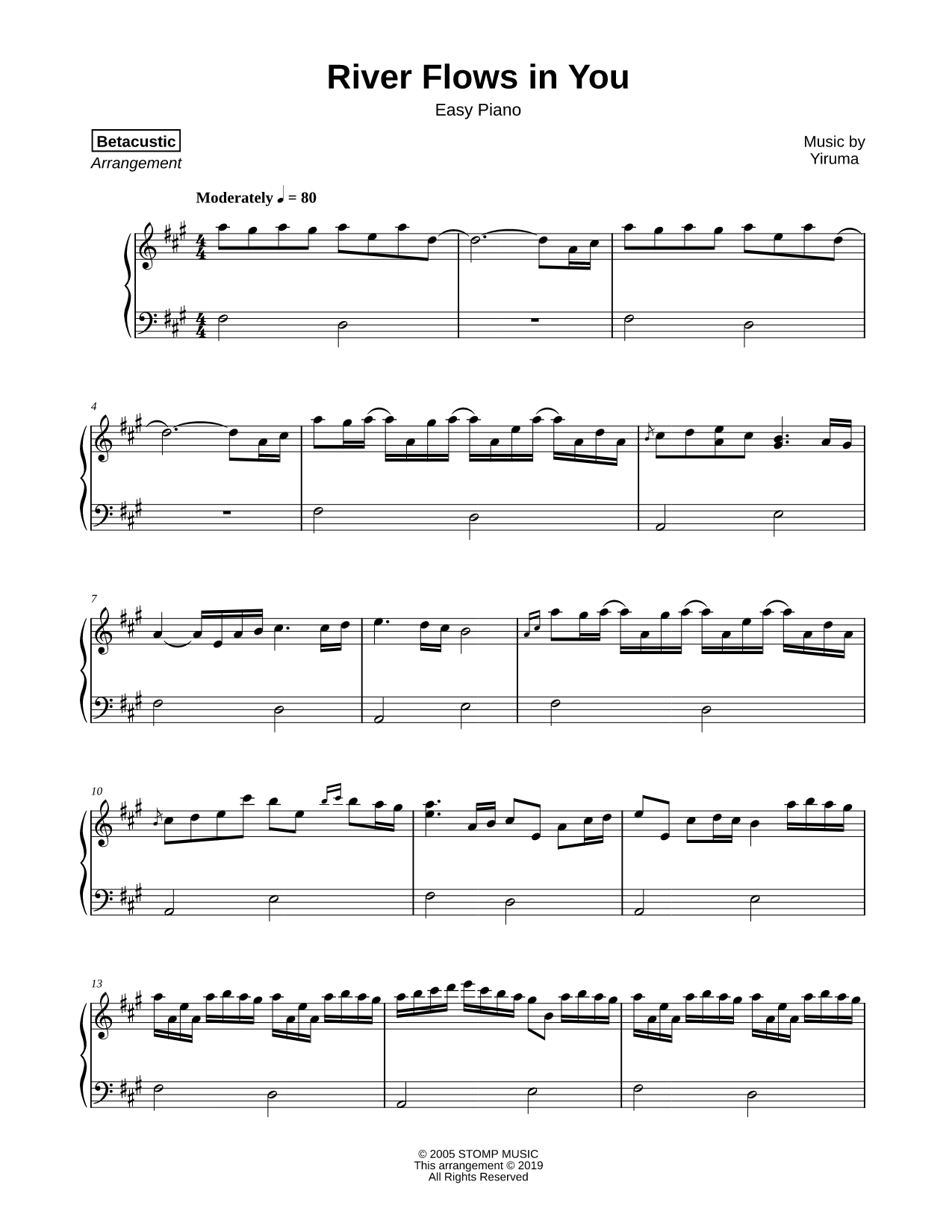 River Flows in You [easy]