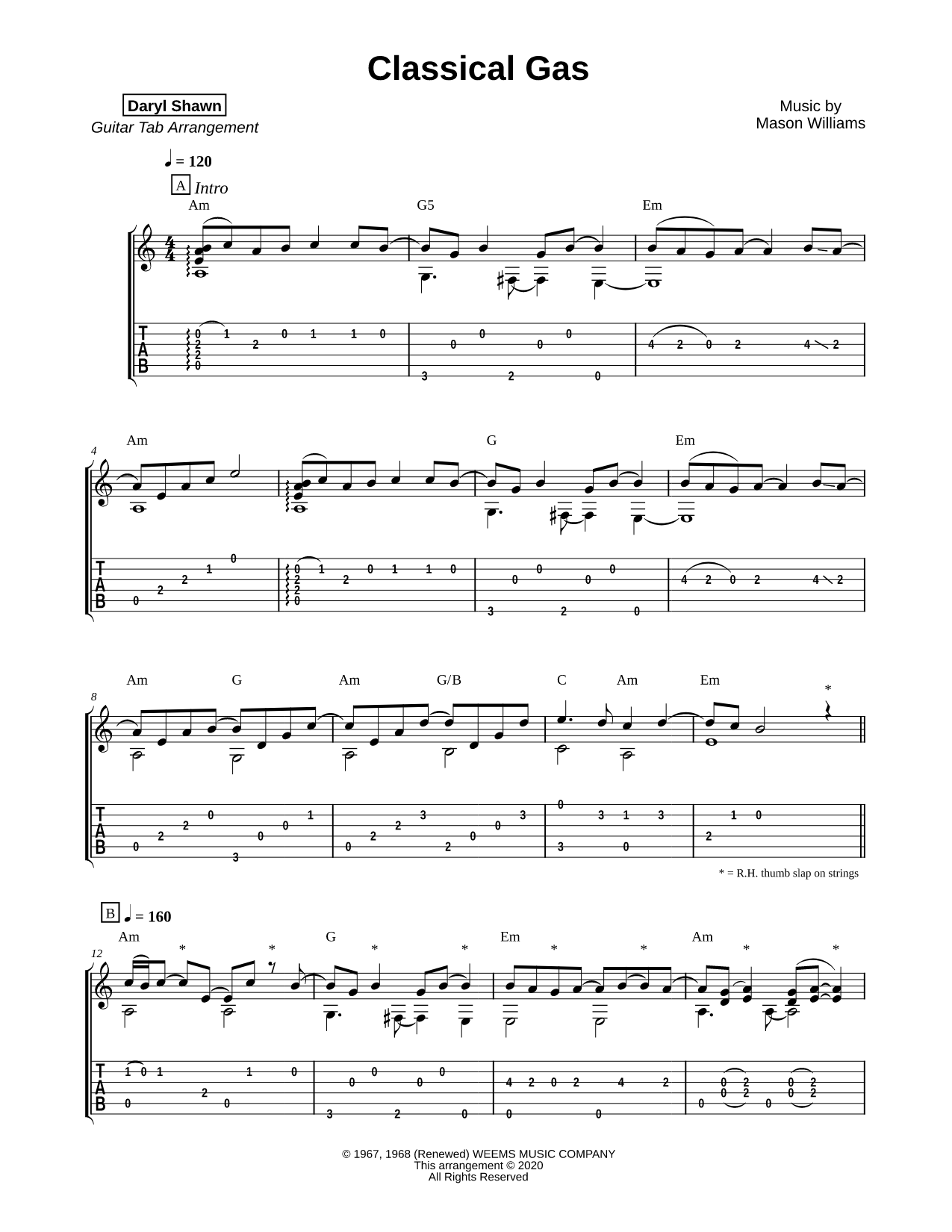 Classical Gas