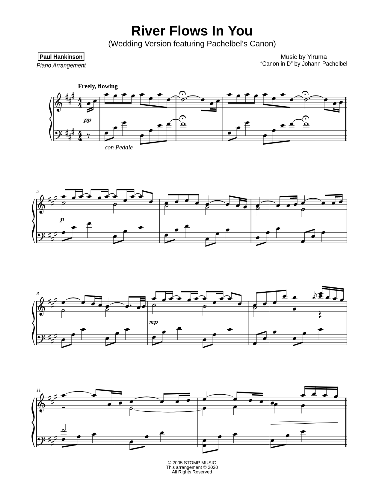 River Flows in You (Wedding Version featuring Pachelbel's Canon)