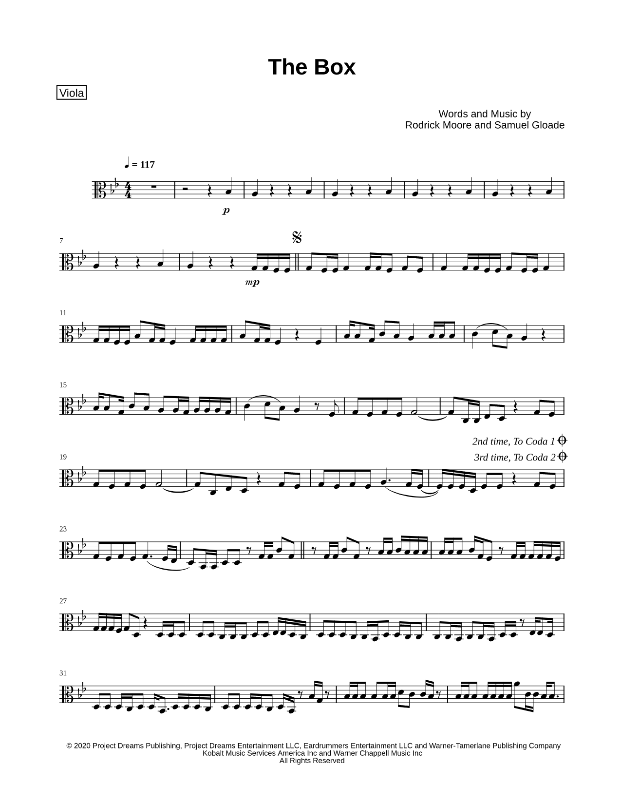 The Box - Viola