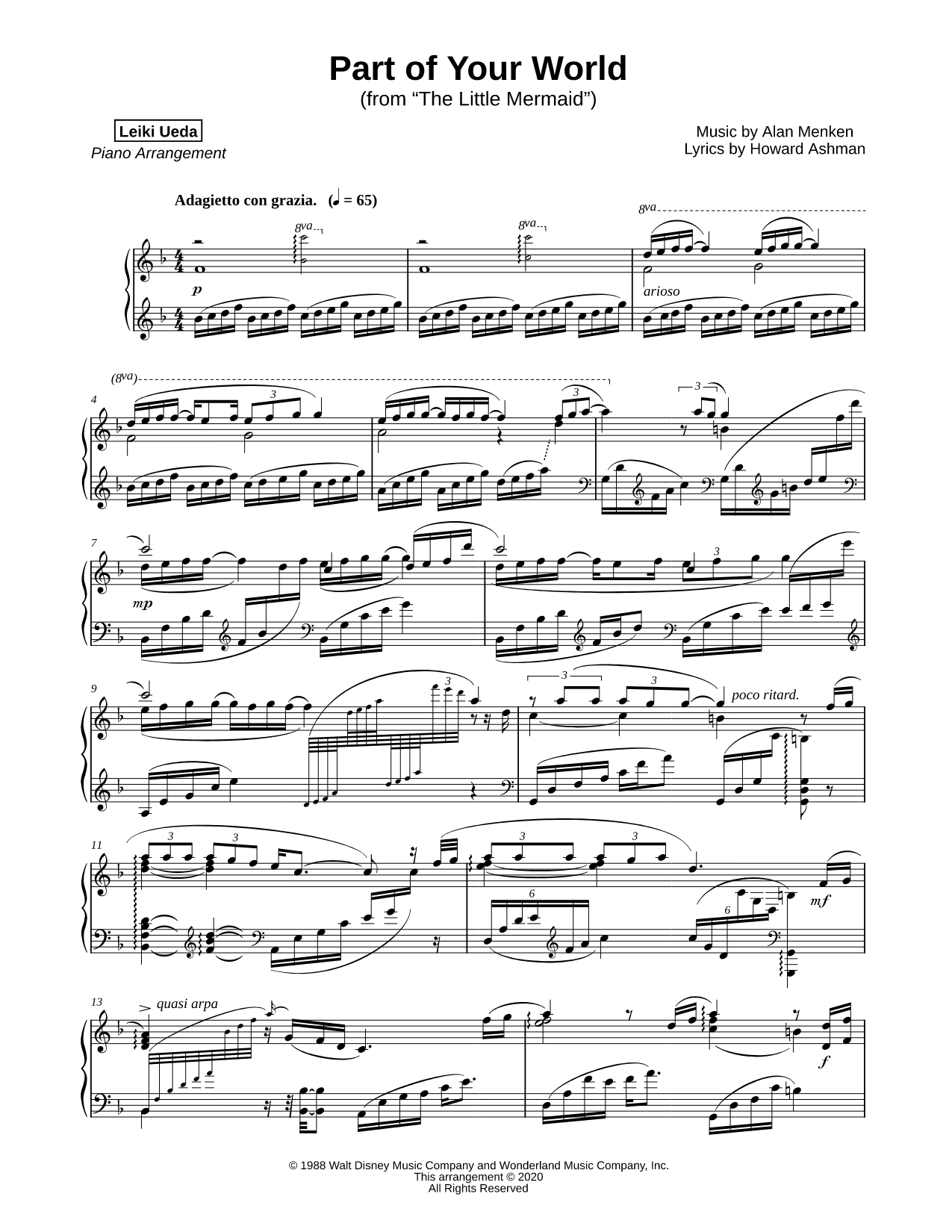 Part of Your World (from The Little Mermaid)
