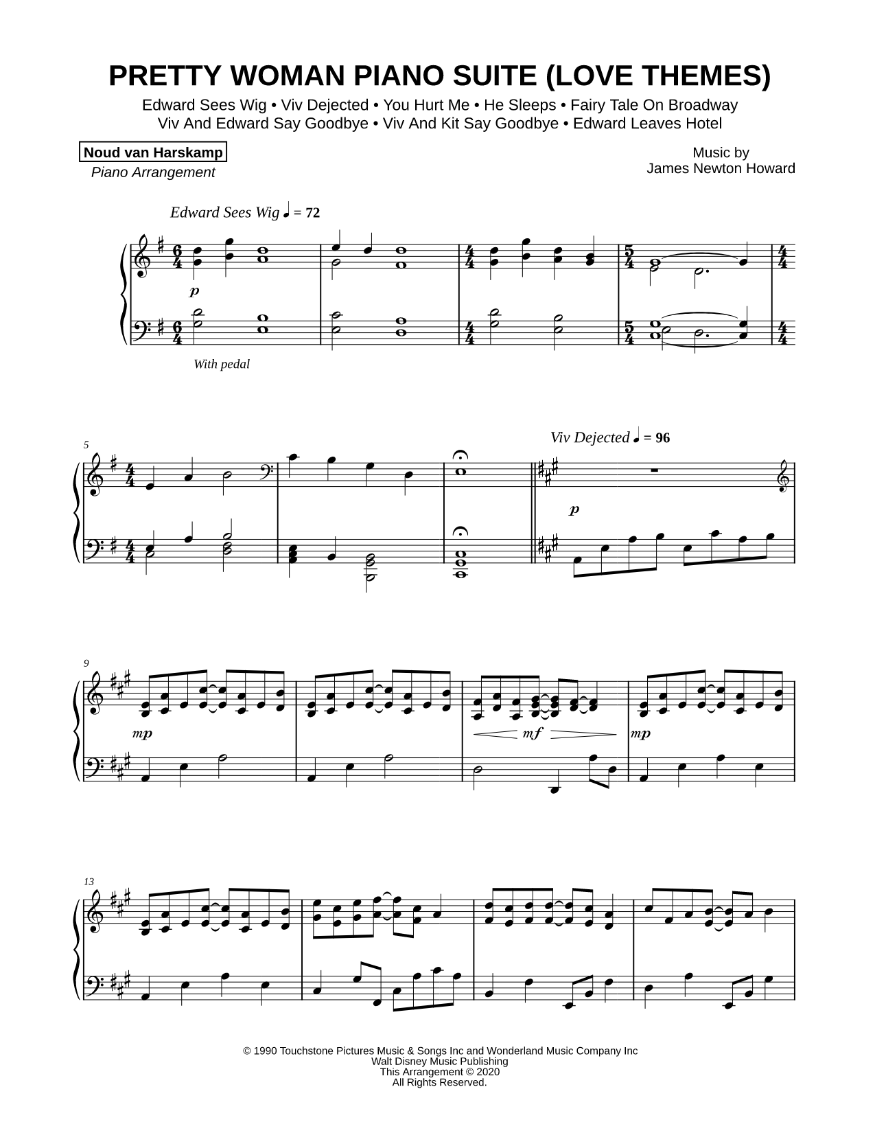 Pretty Woman Piano Suite (Love Themes)