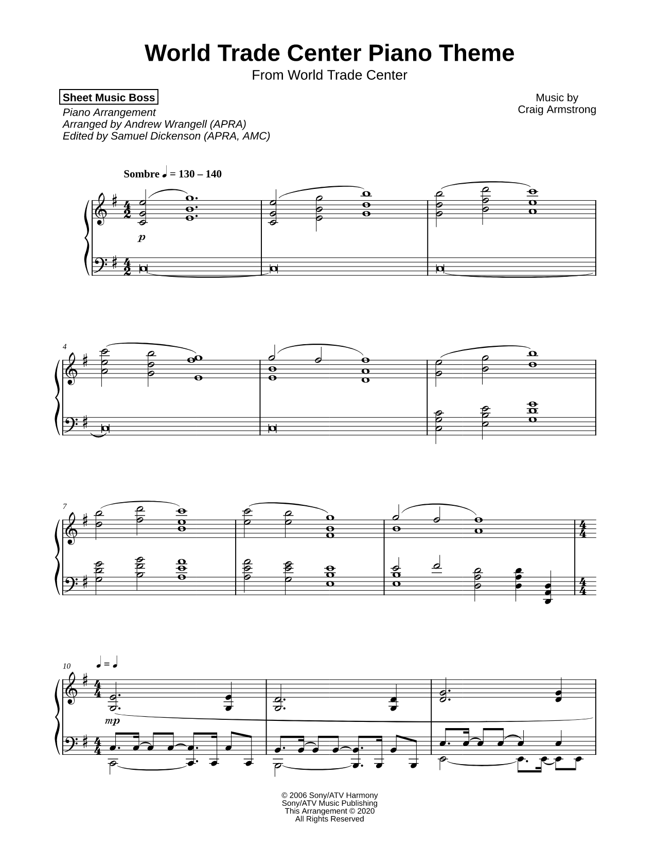 World Trade Center Piano Theme