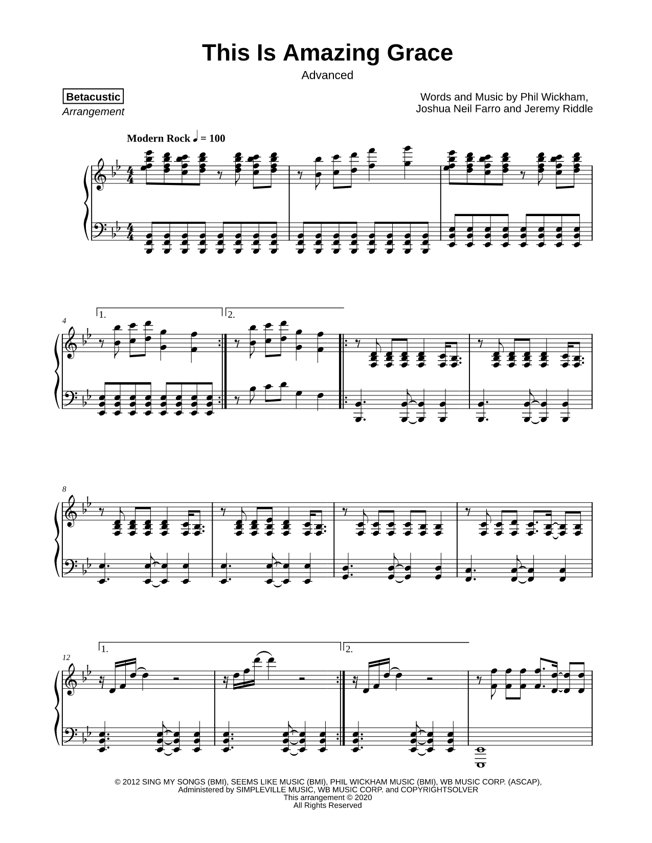 This Is Amazing Grace [advanced]