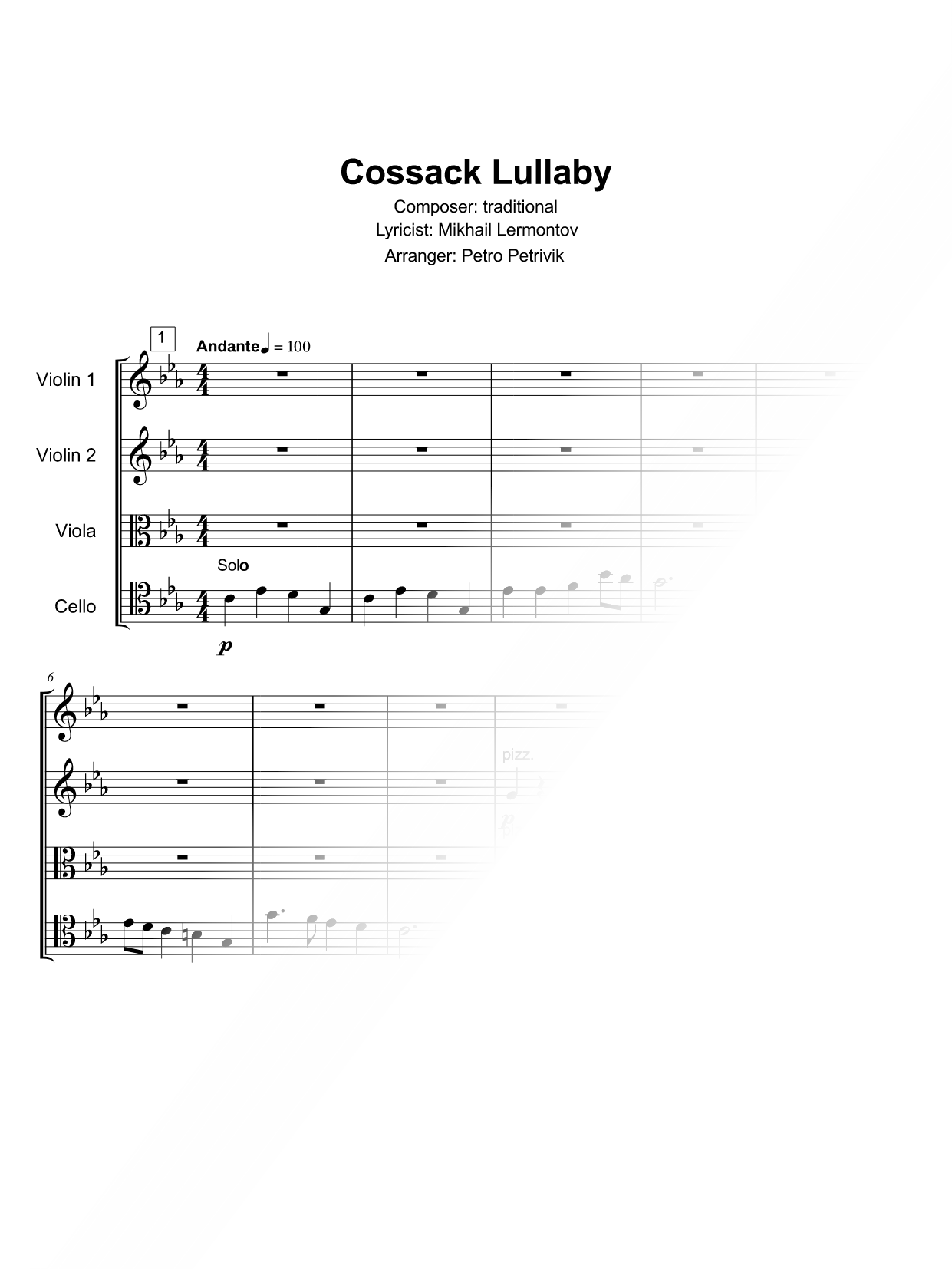 Cossack Lullaby