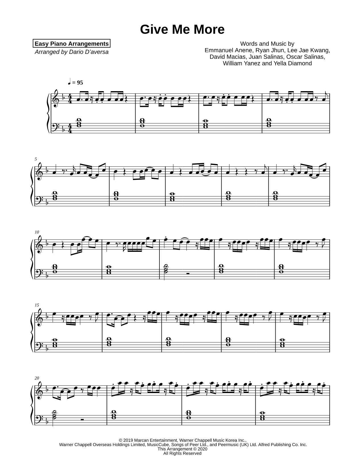 Give Me More [easy]