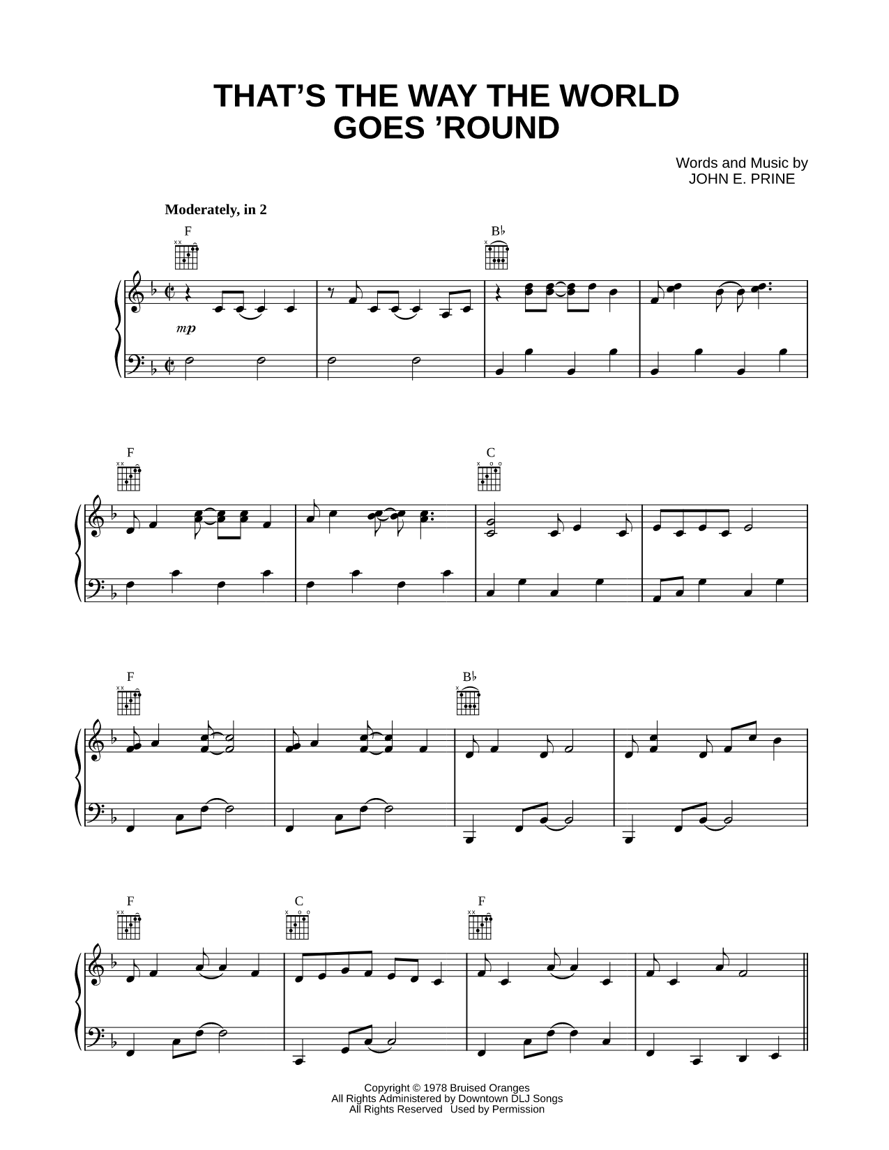 That's the Way the World Goes 'Round