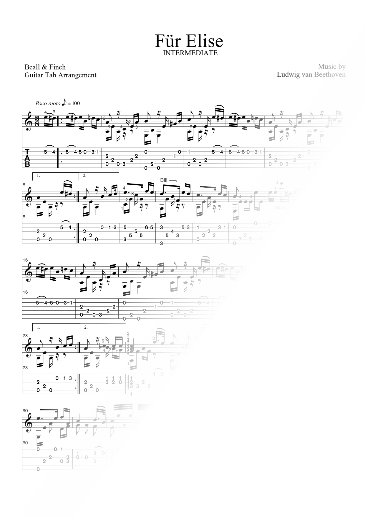 Für Elise [intermediate]