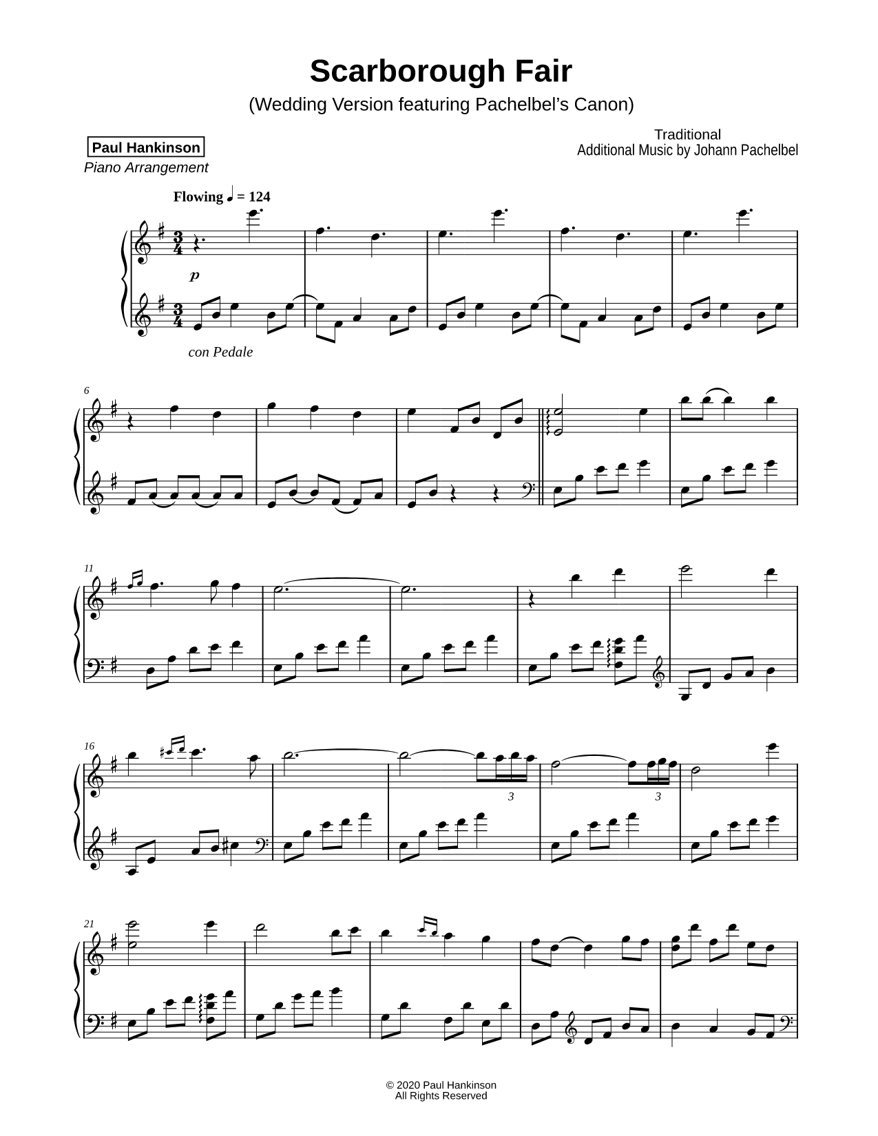 Scarborough Fair (Wedding Version featuring Pachelbel's Canon)