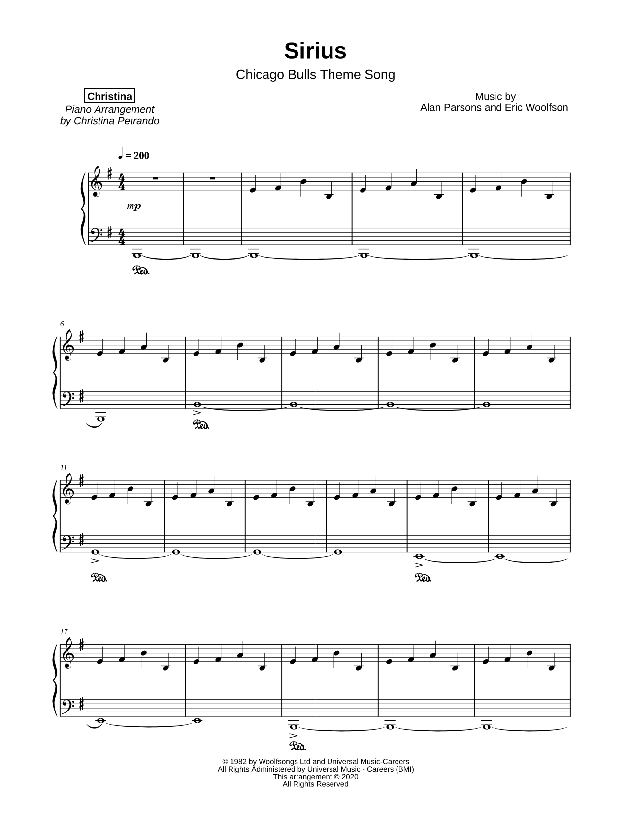 Sirius (Chicago Bulls Theme Song)