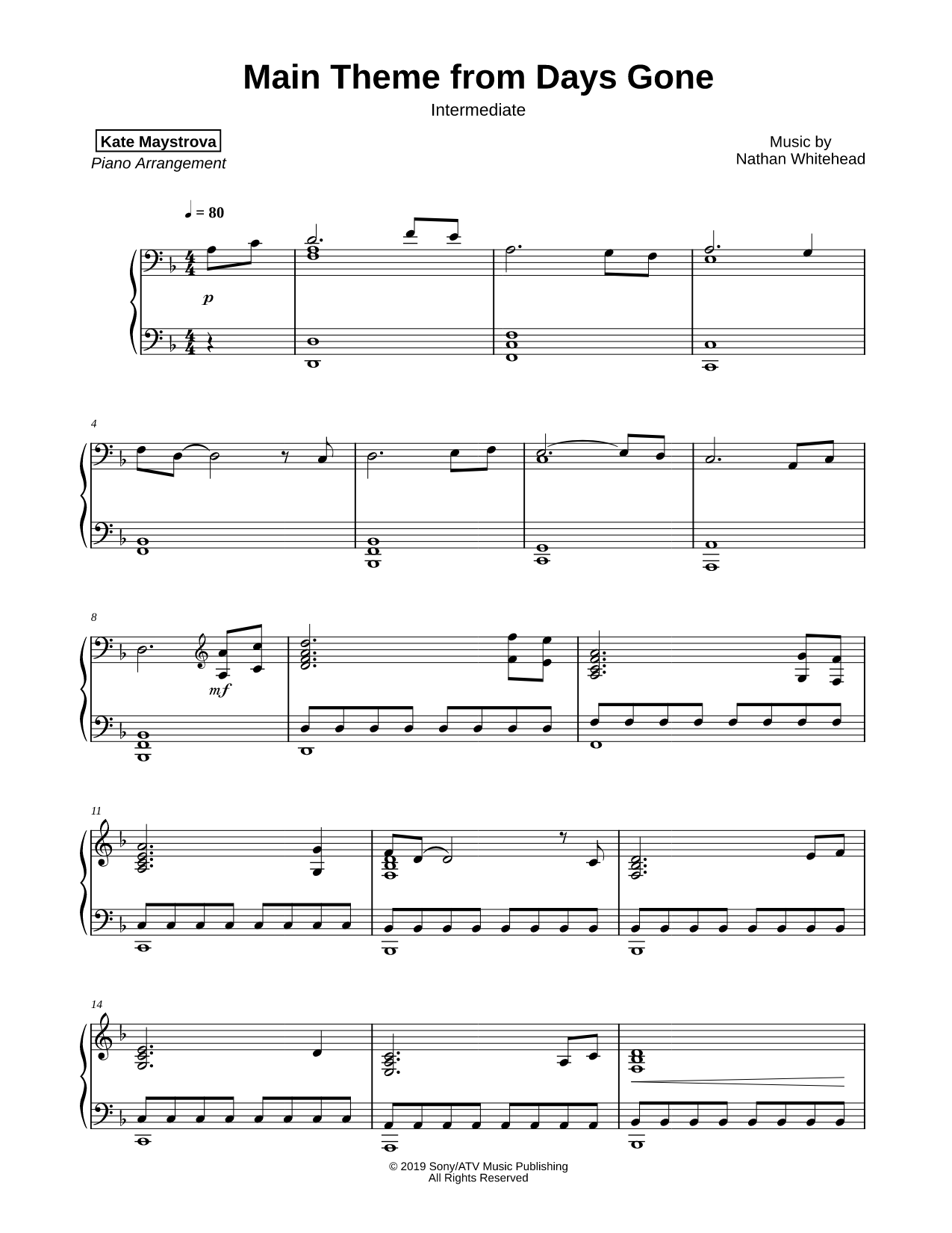 Main Theme from Days Gone
