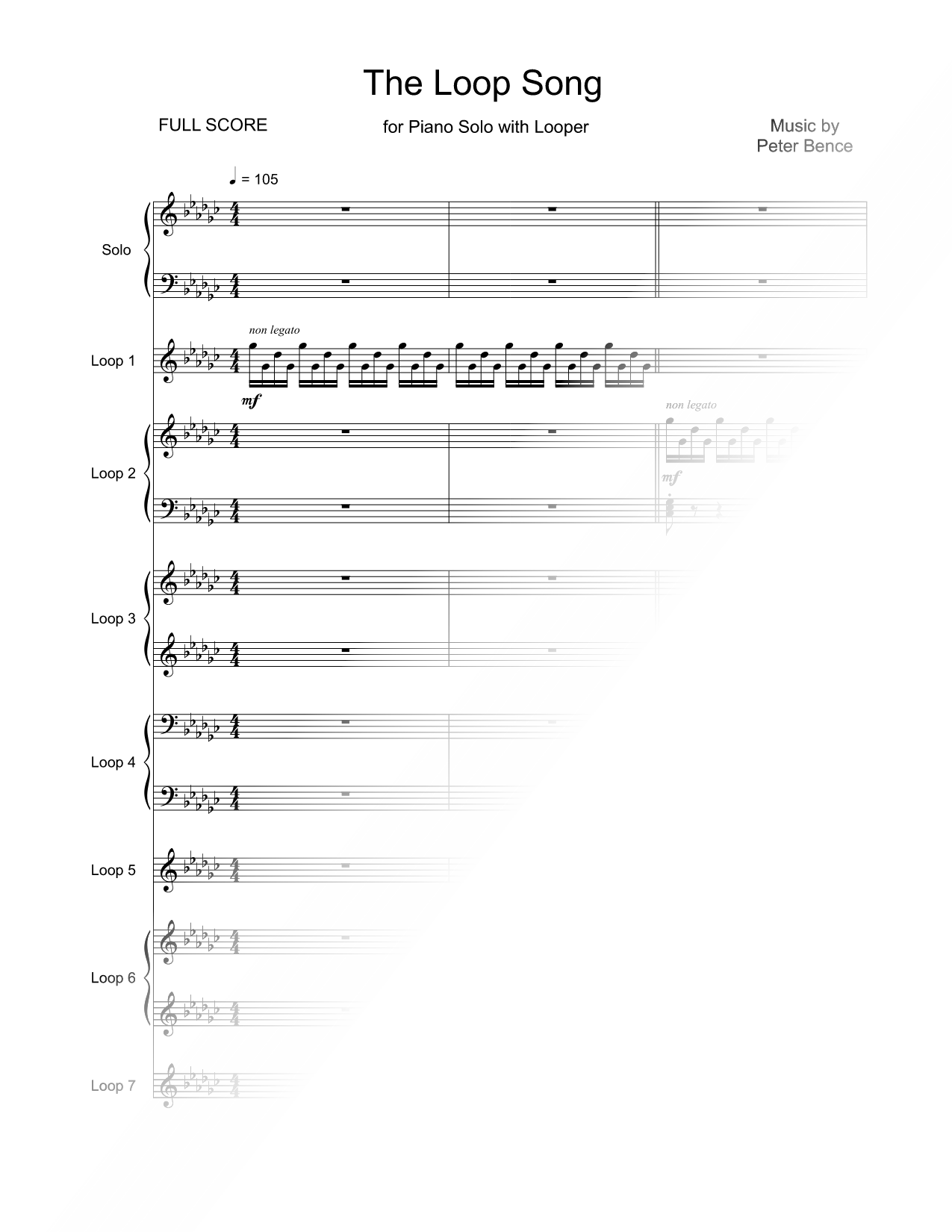 The Loop Song [full score]