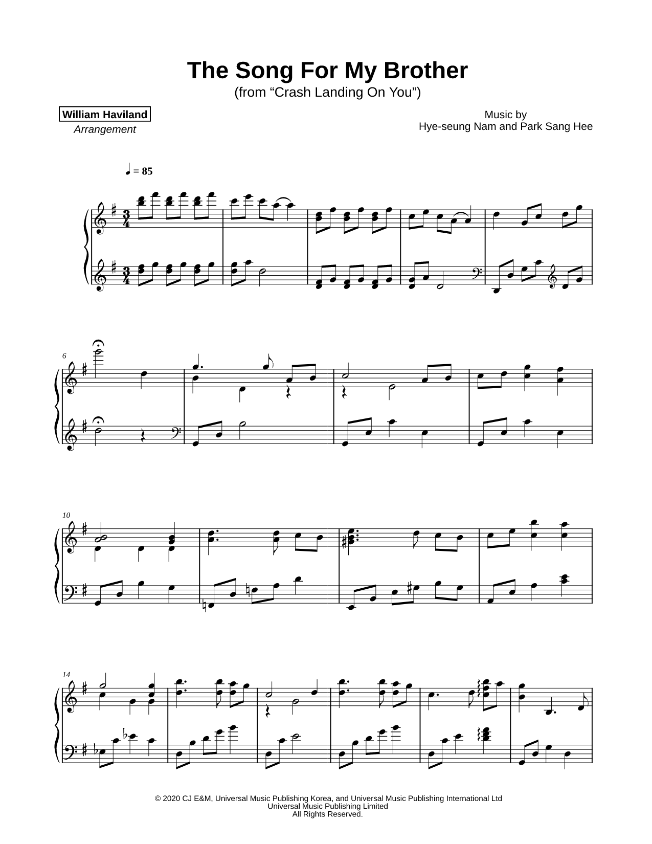 The Song for My Brother