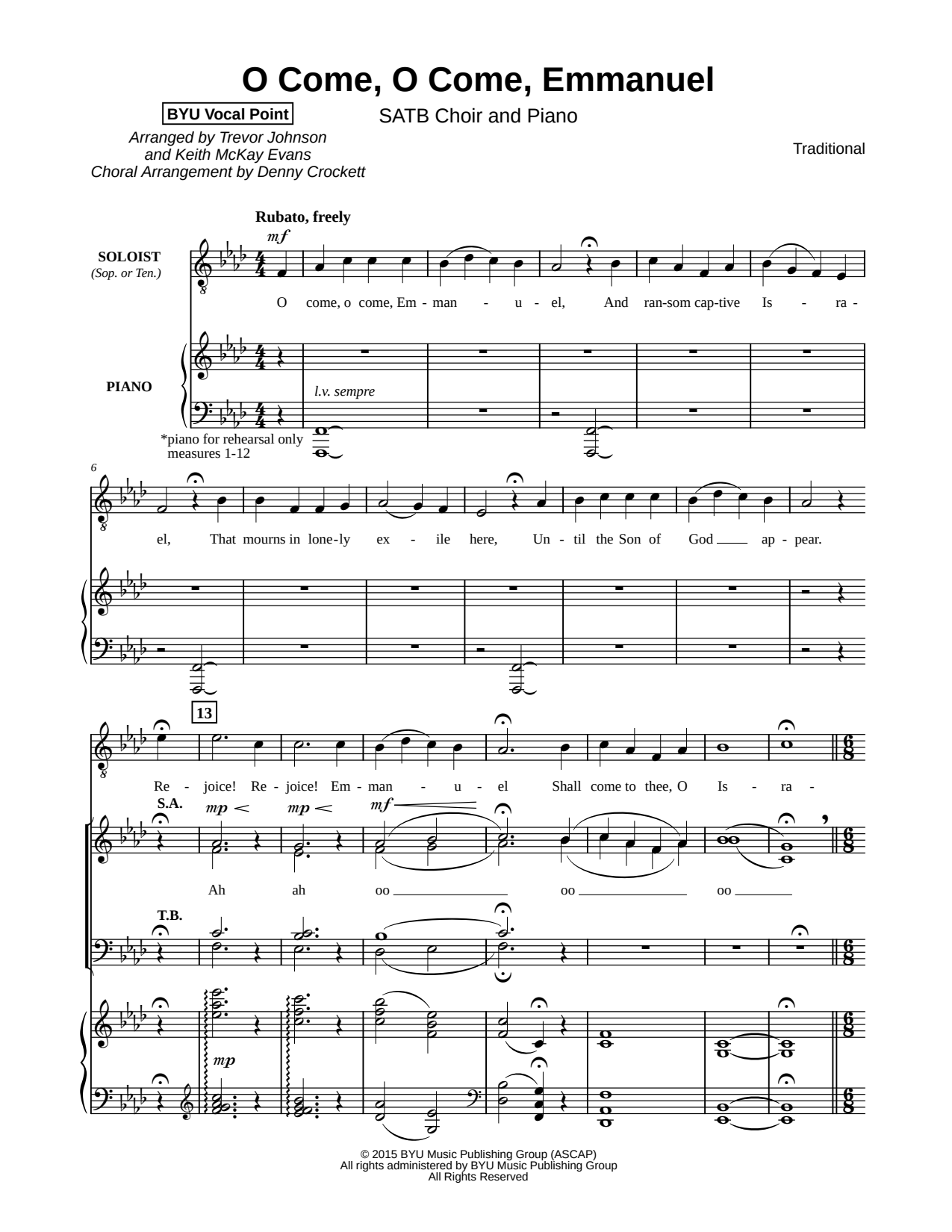 O Come, O Come, Emmanuel