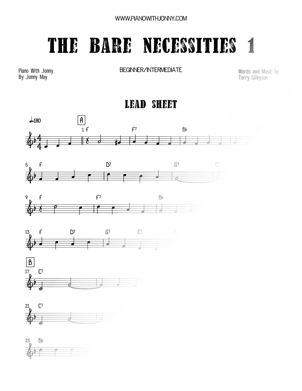 The Bare Necessities 1 - PWJ