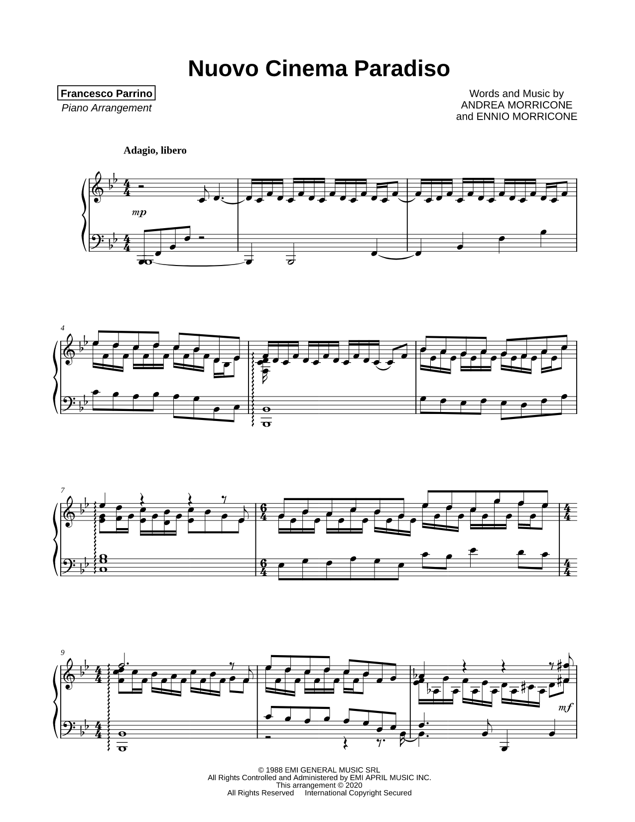 Love Theme from Cinema Paradiso