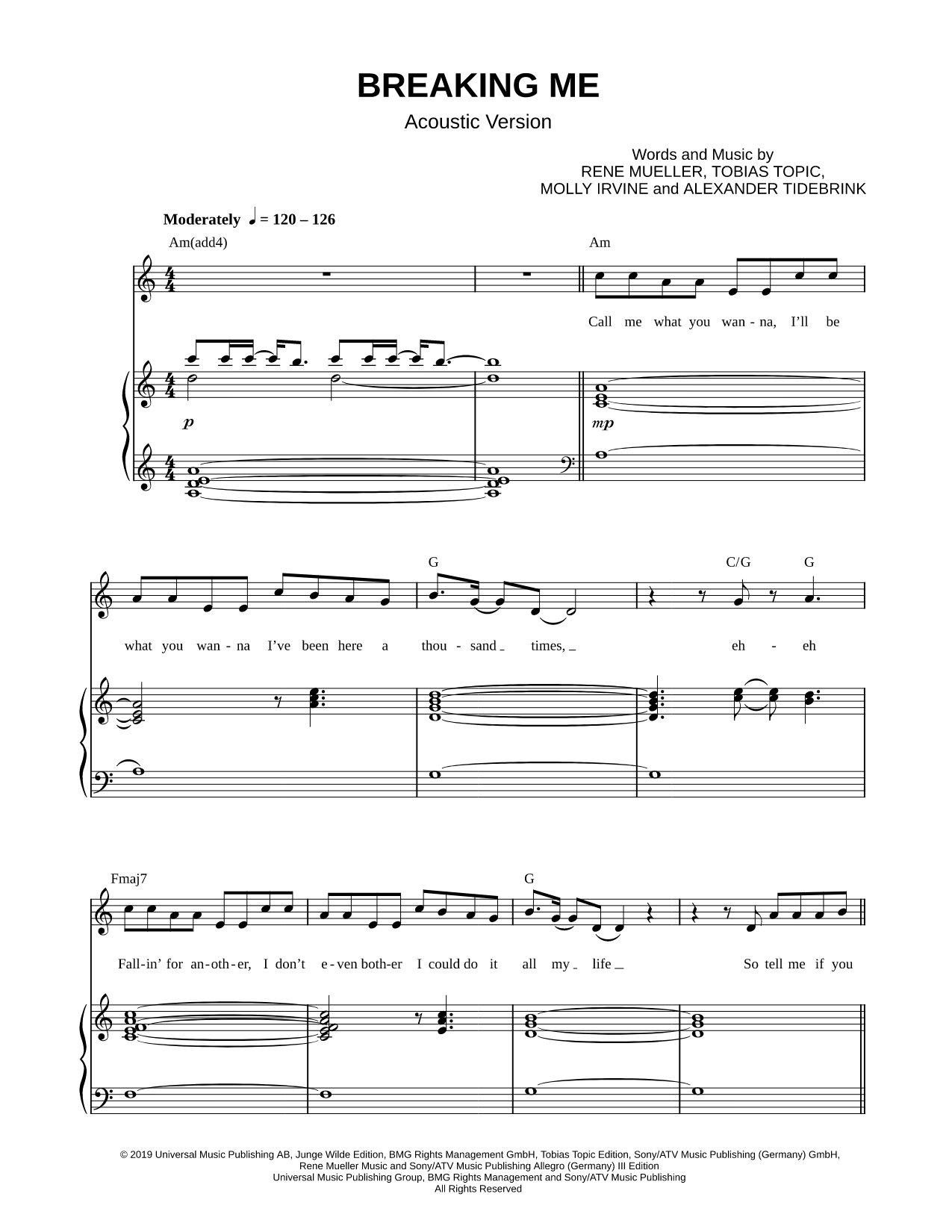 Breaking Me (Acoustic Version)