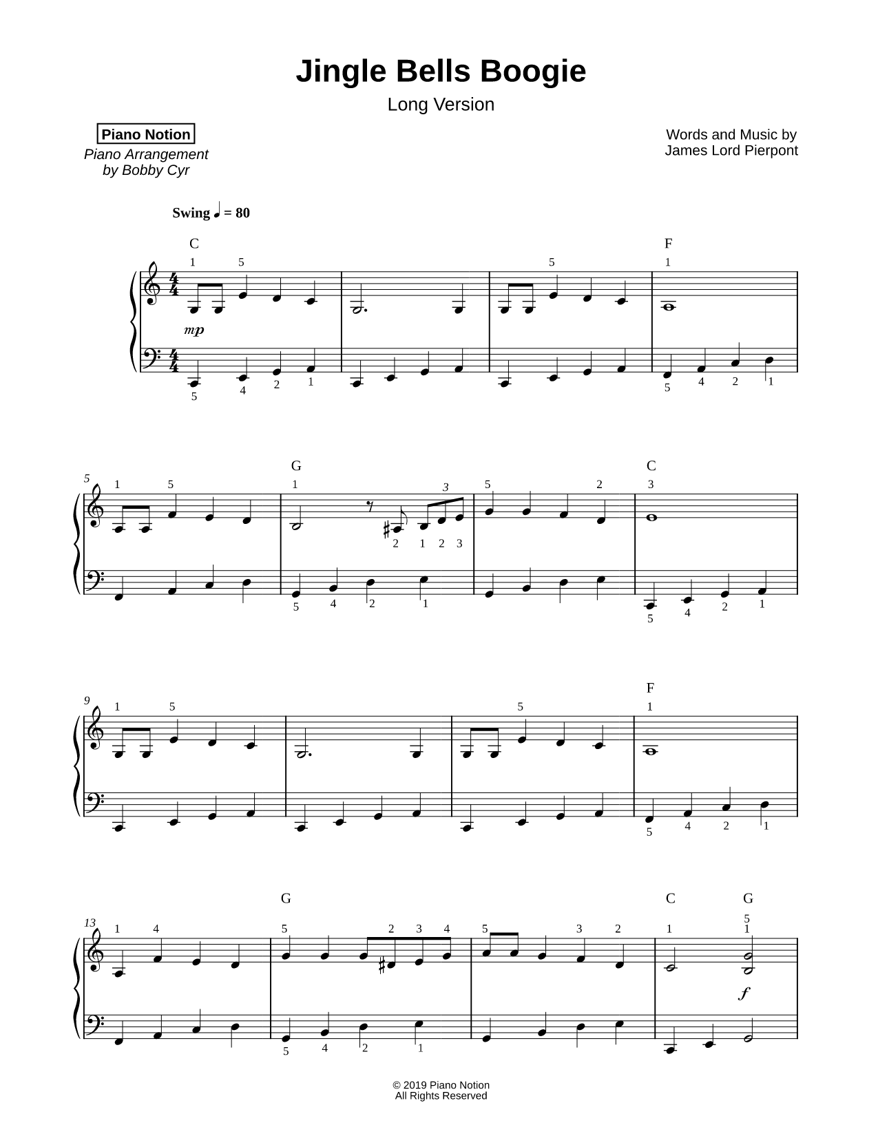 Jingle Bells Boogie [long version]
