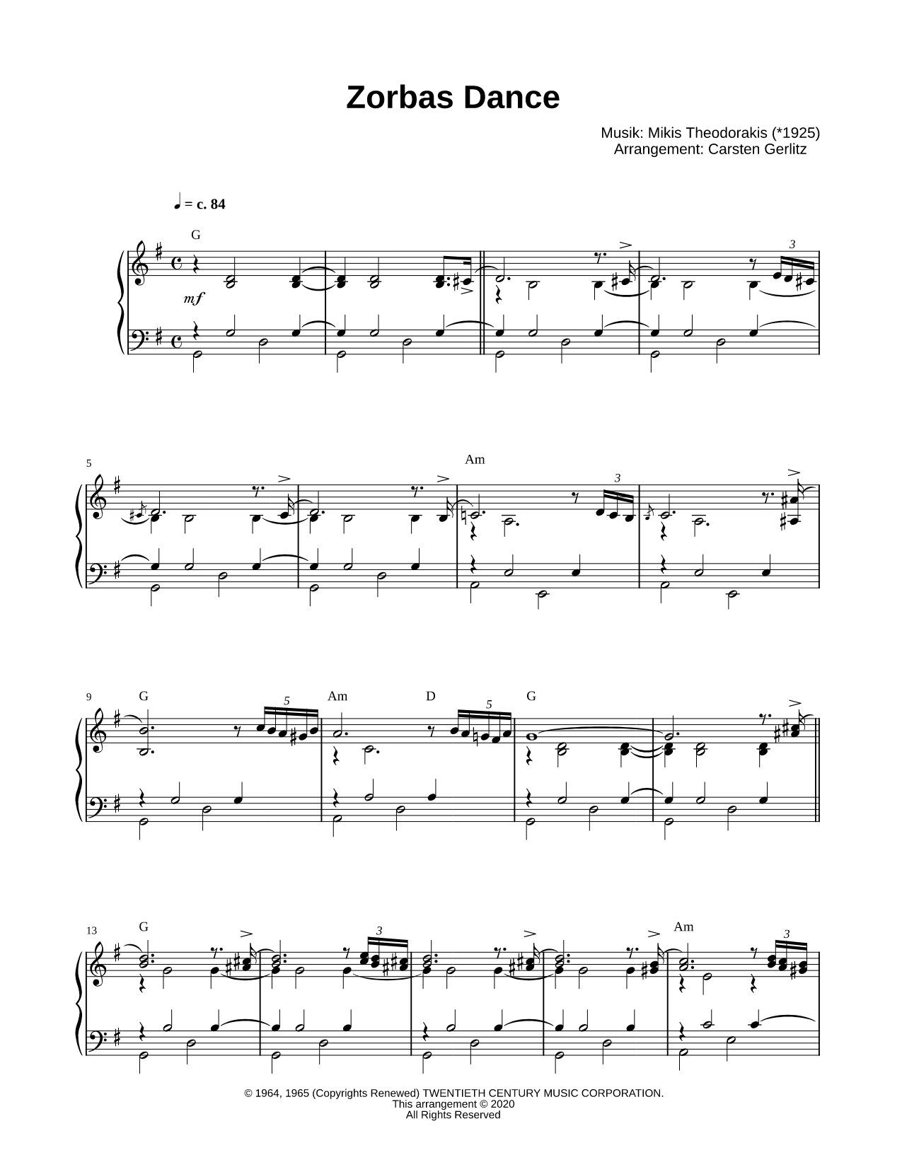 Theme from Zorba the Greek