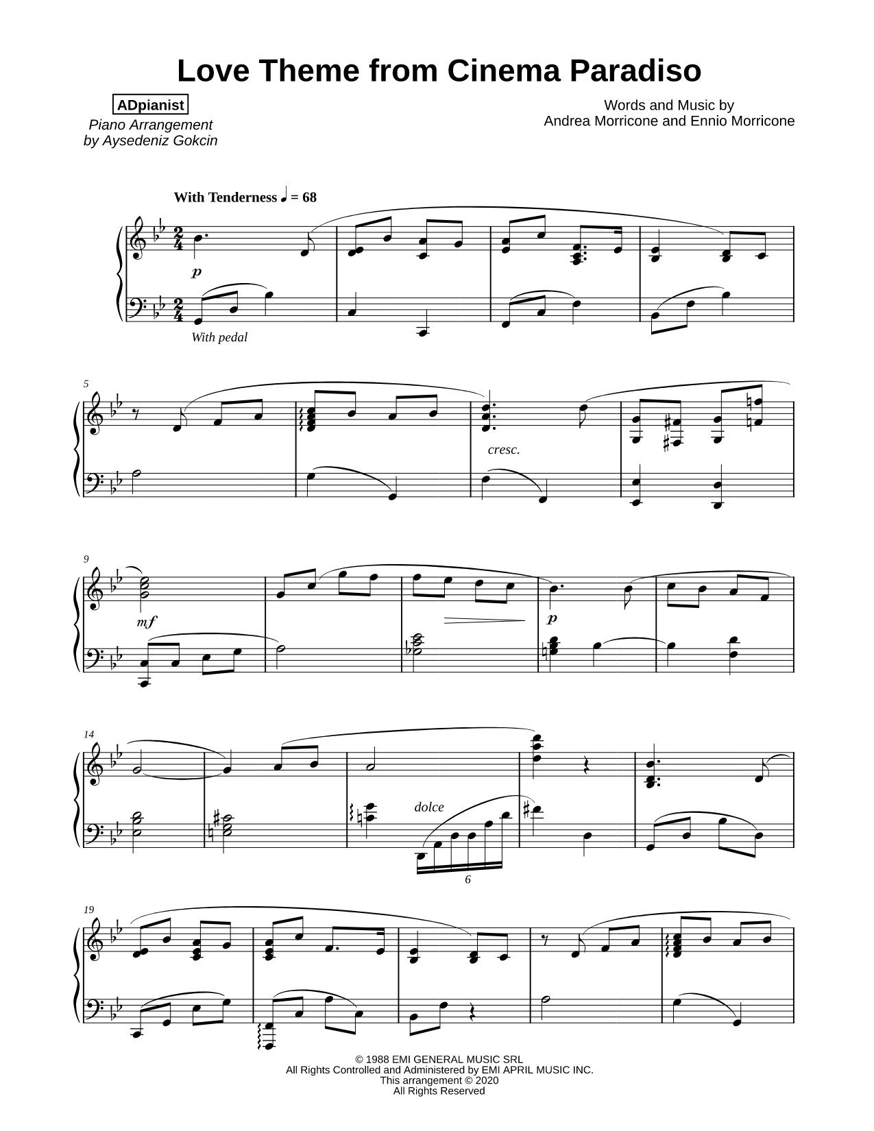 Love Theme from Cinema Paradiso