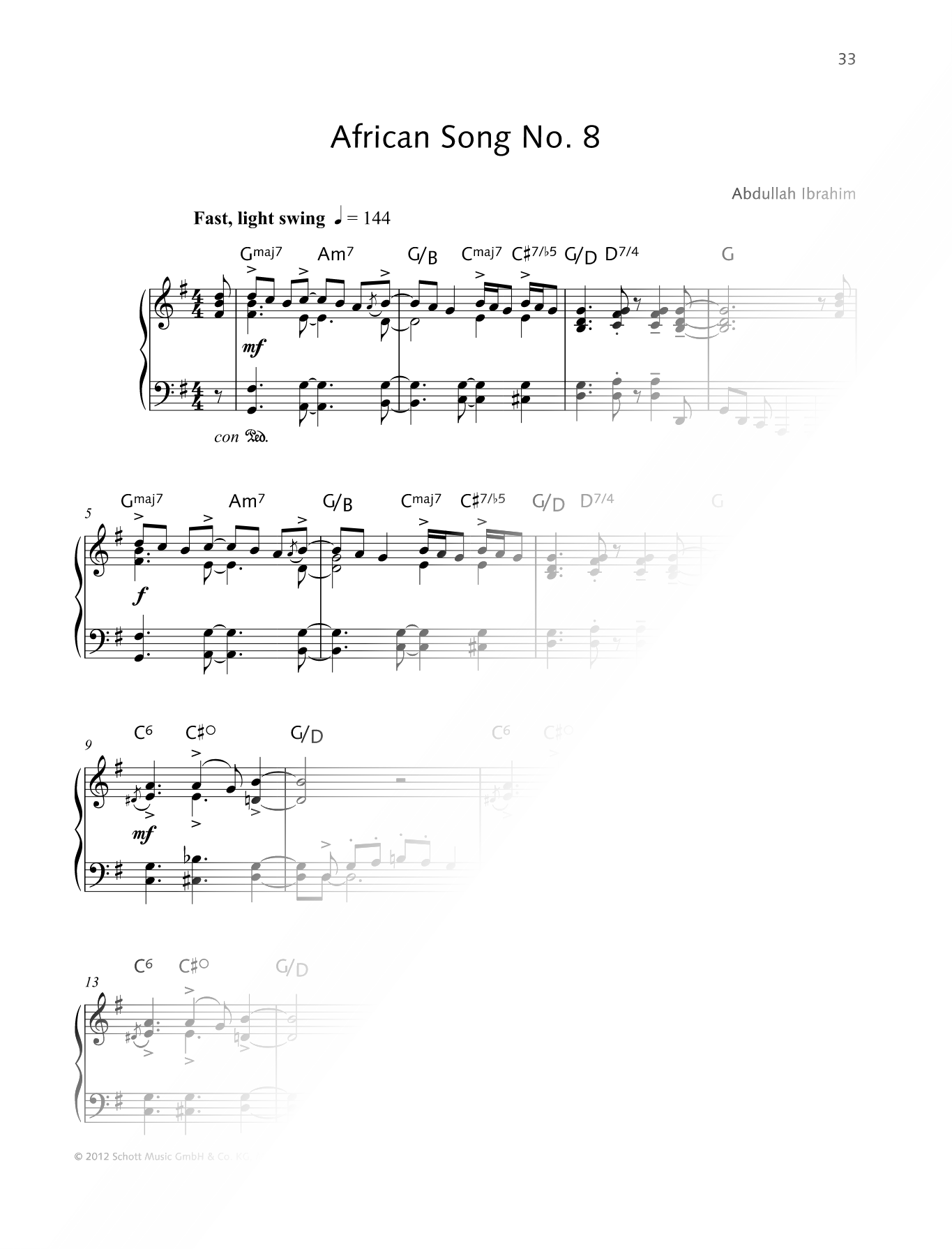 African Song No. 8