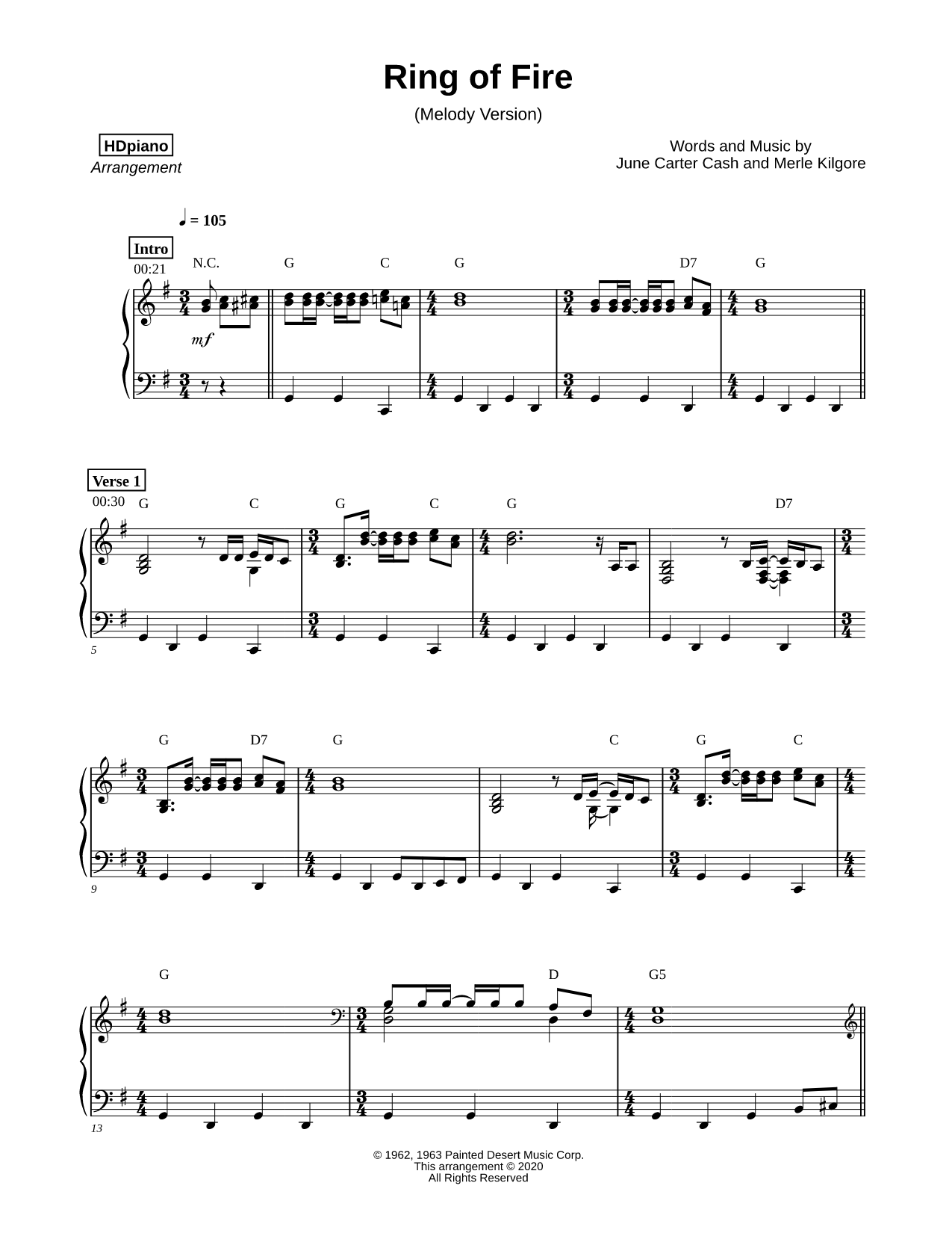 Ring of Fire [melody version]
