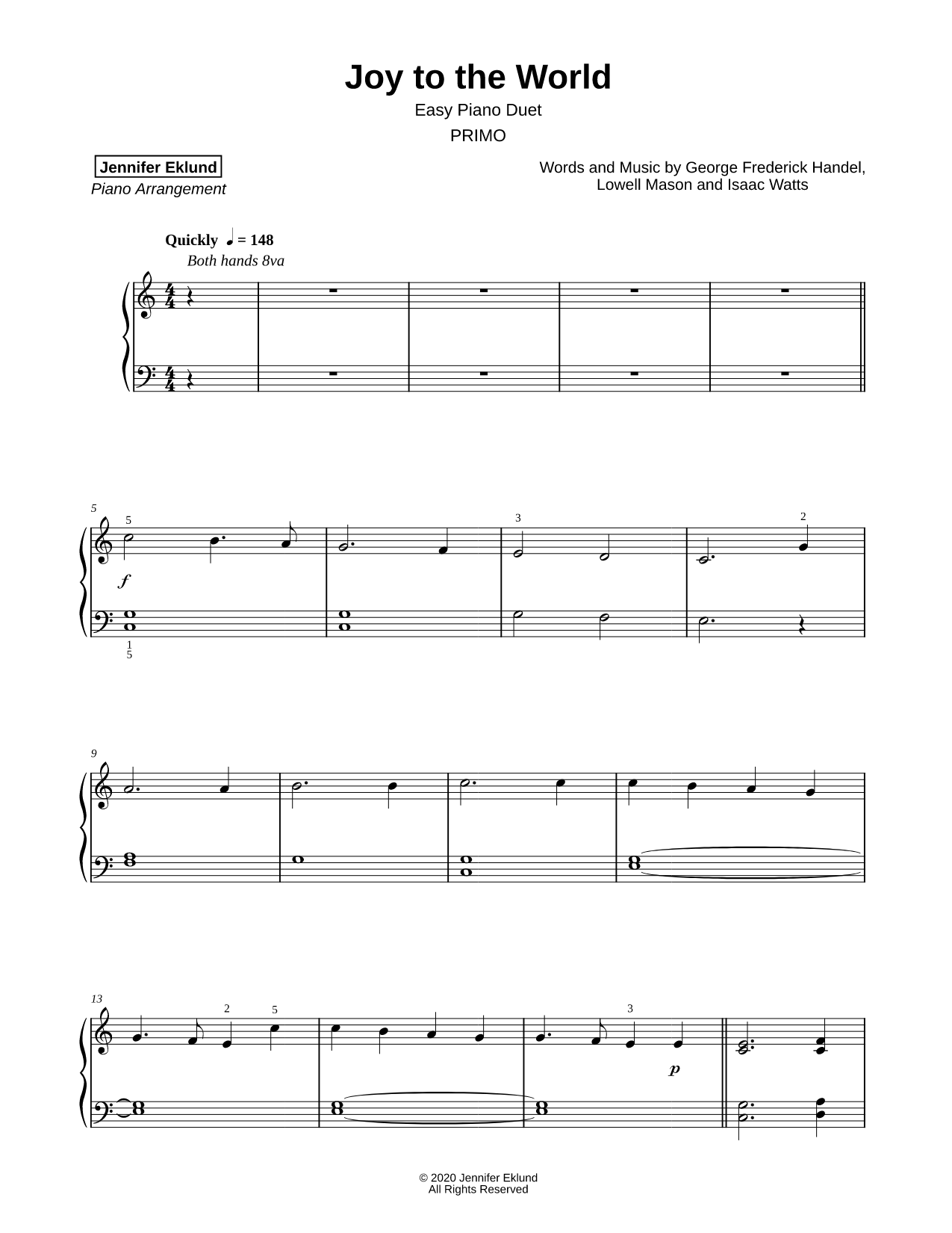 Joy to the World [easy]