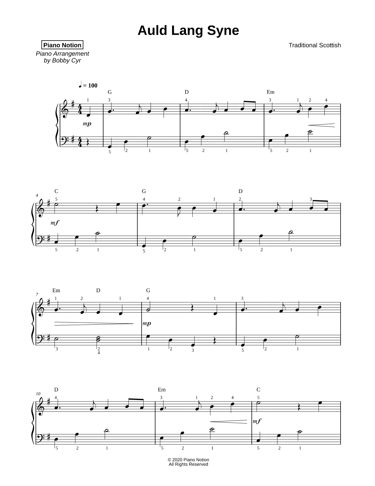 Auld Lang Syne