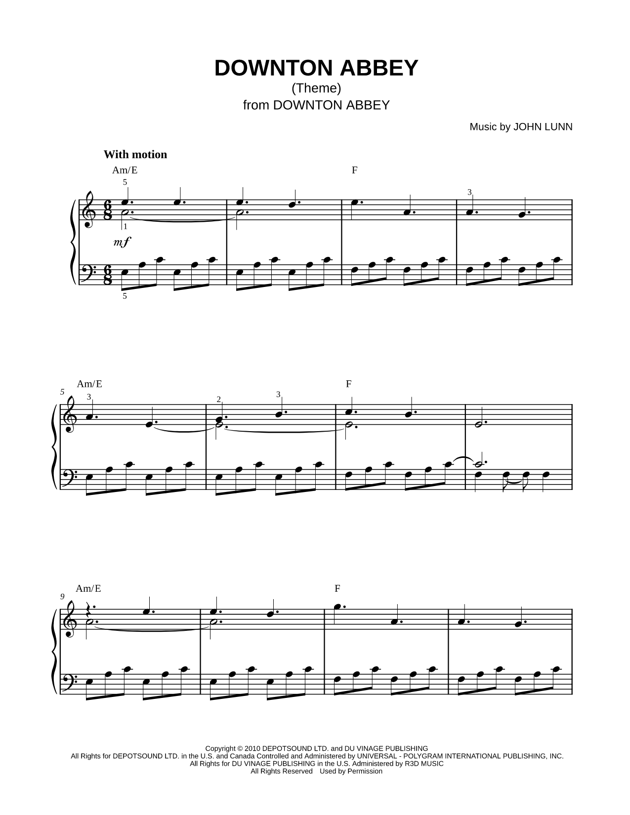Downton Abbey Theme