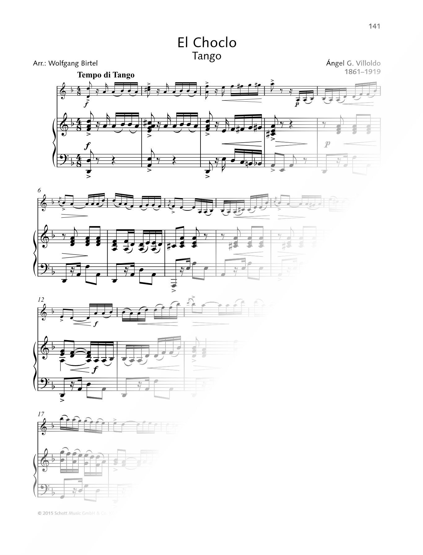 El Choclo - Violin & Piano