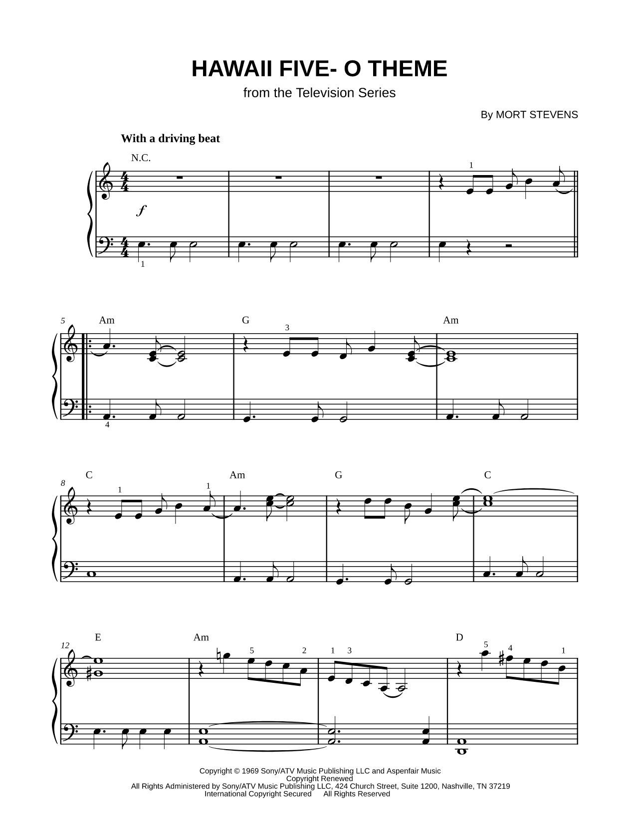 Hawaii Five-O Theme