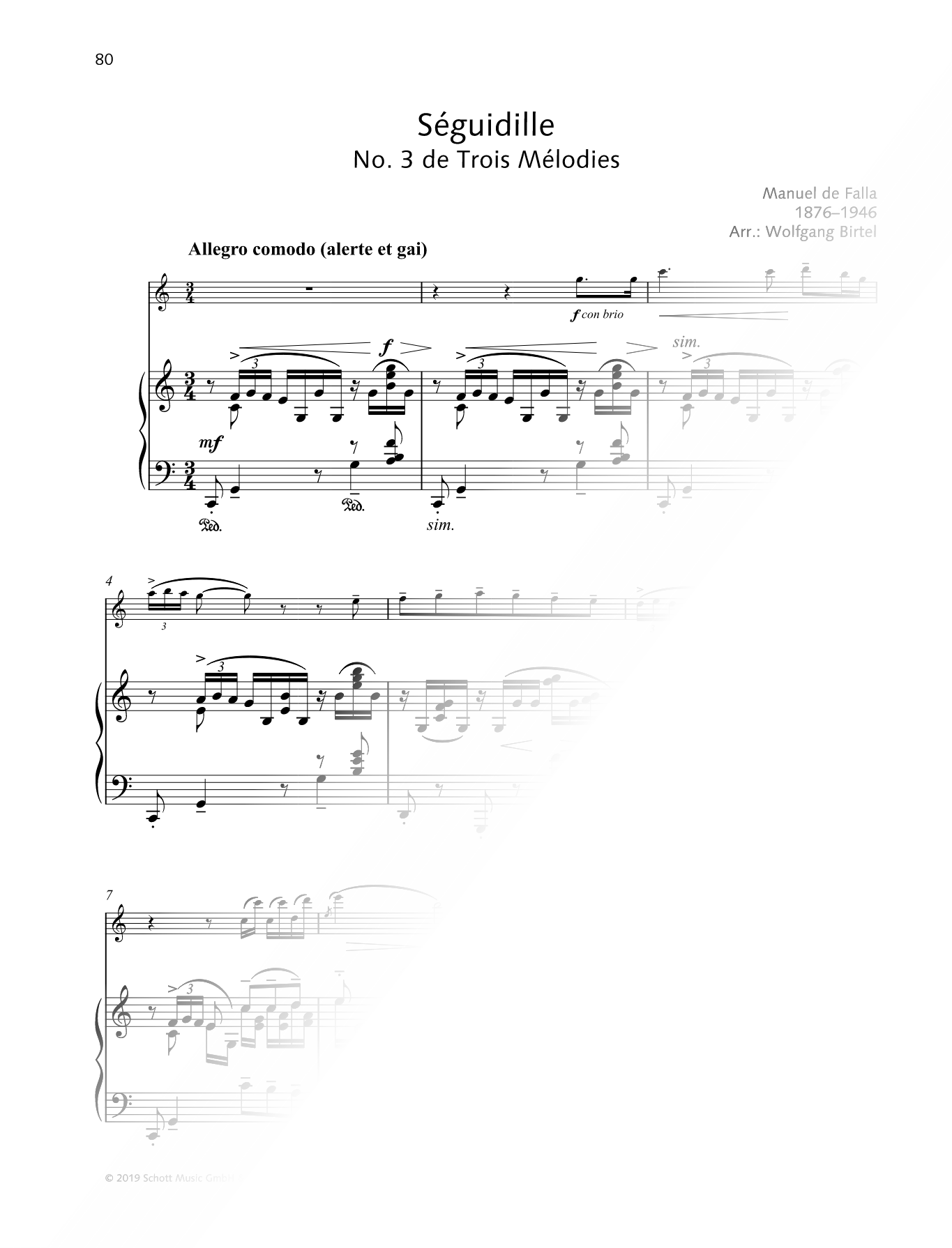 Séguidille - Violin & Piano