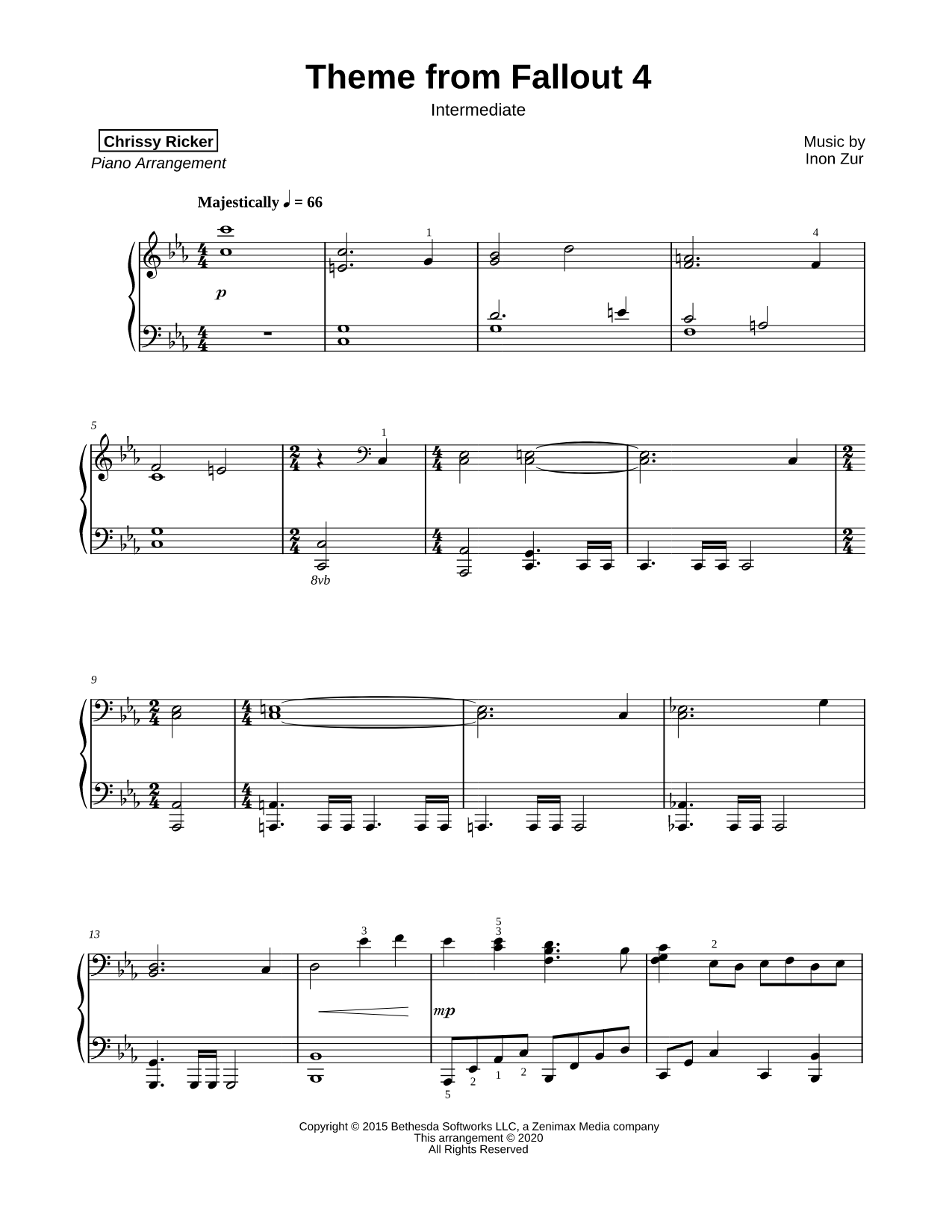 Theme from Fallout 4 [intermediate]