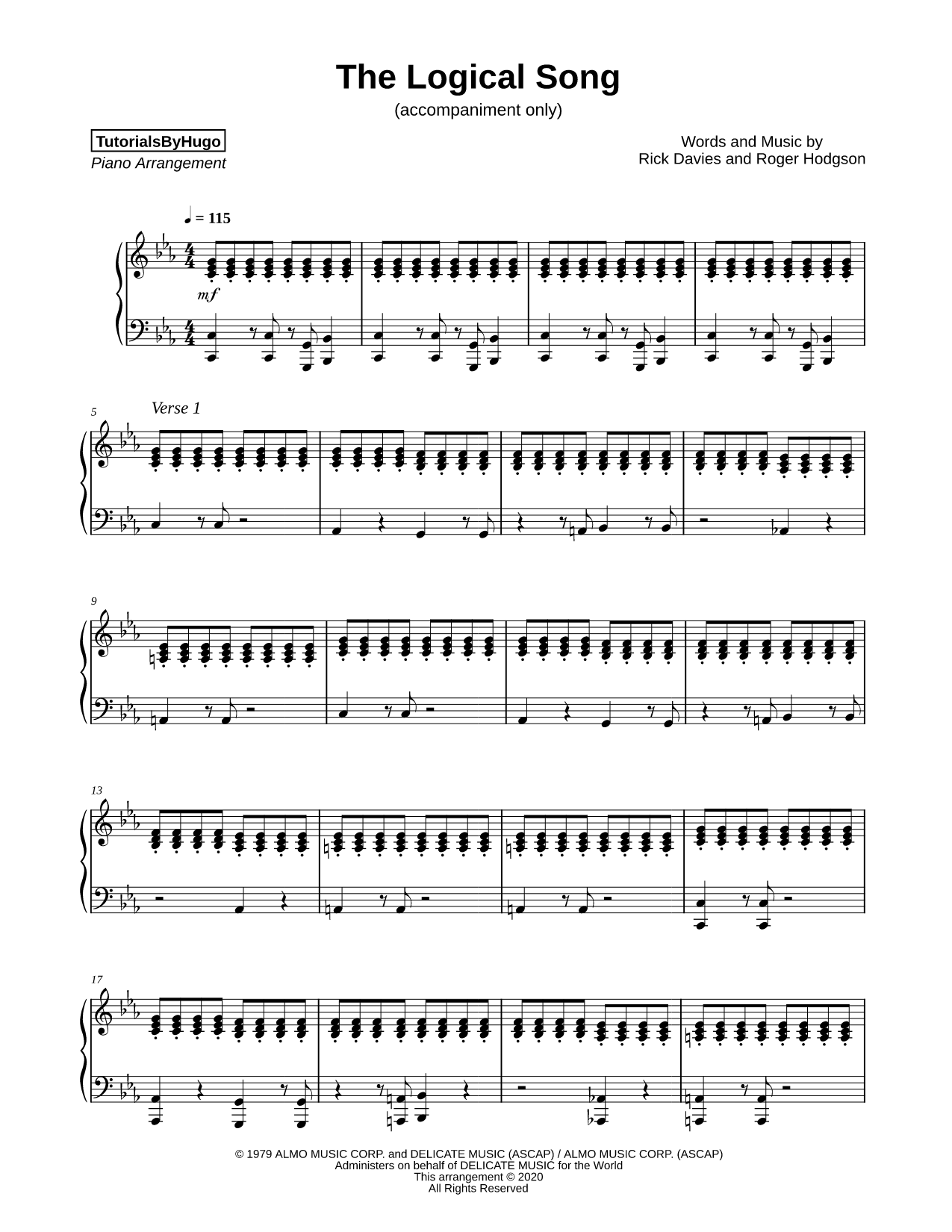 The Logical Song [accompaniment only]