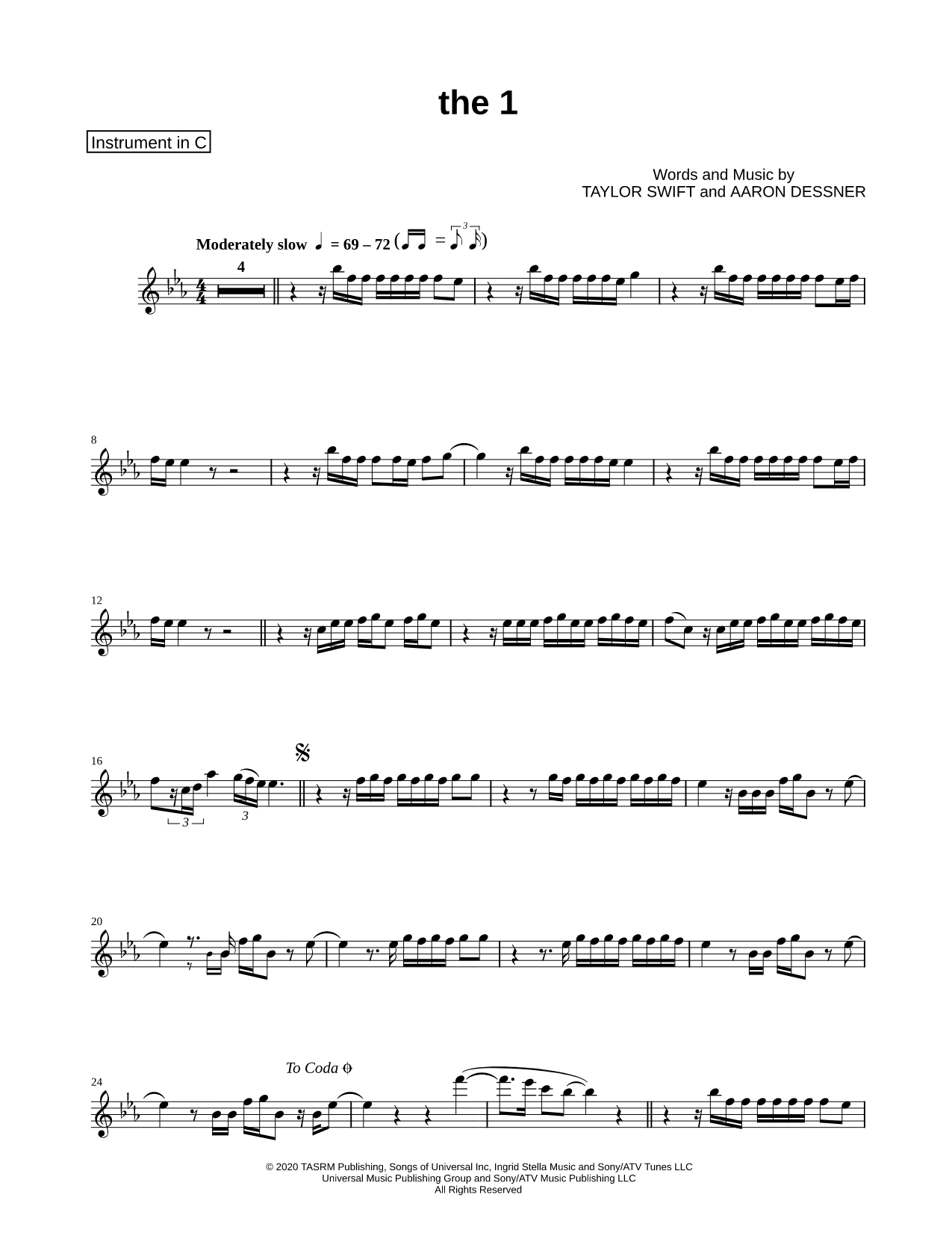 the 1 - C Instrument