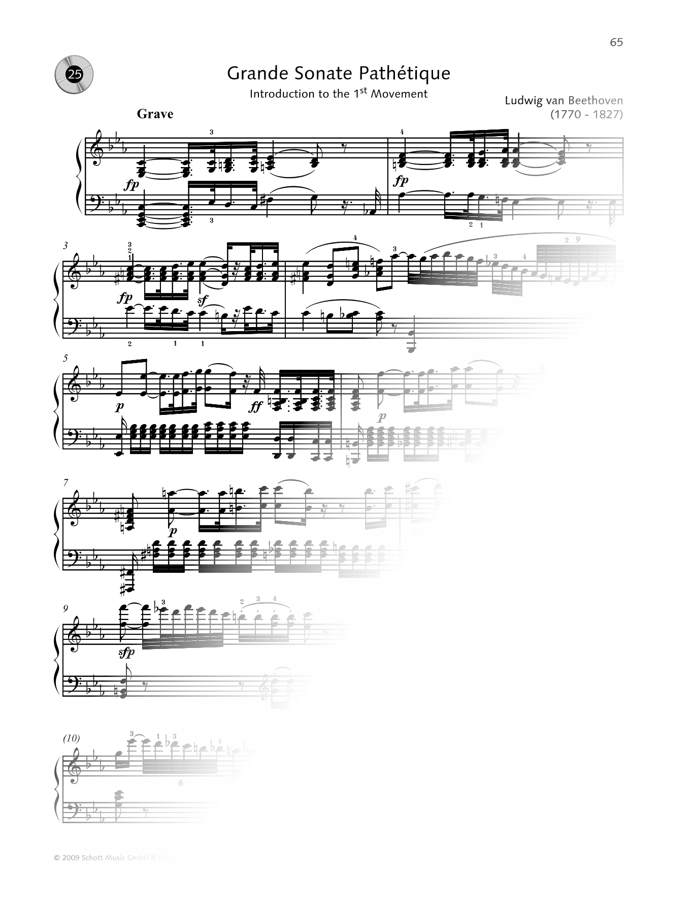 Grande Sonate Pathétique [Intro to 1st Mvt.] / Echoes of the Pathétique